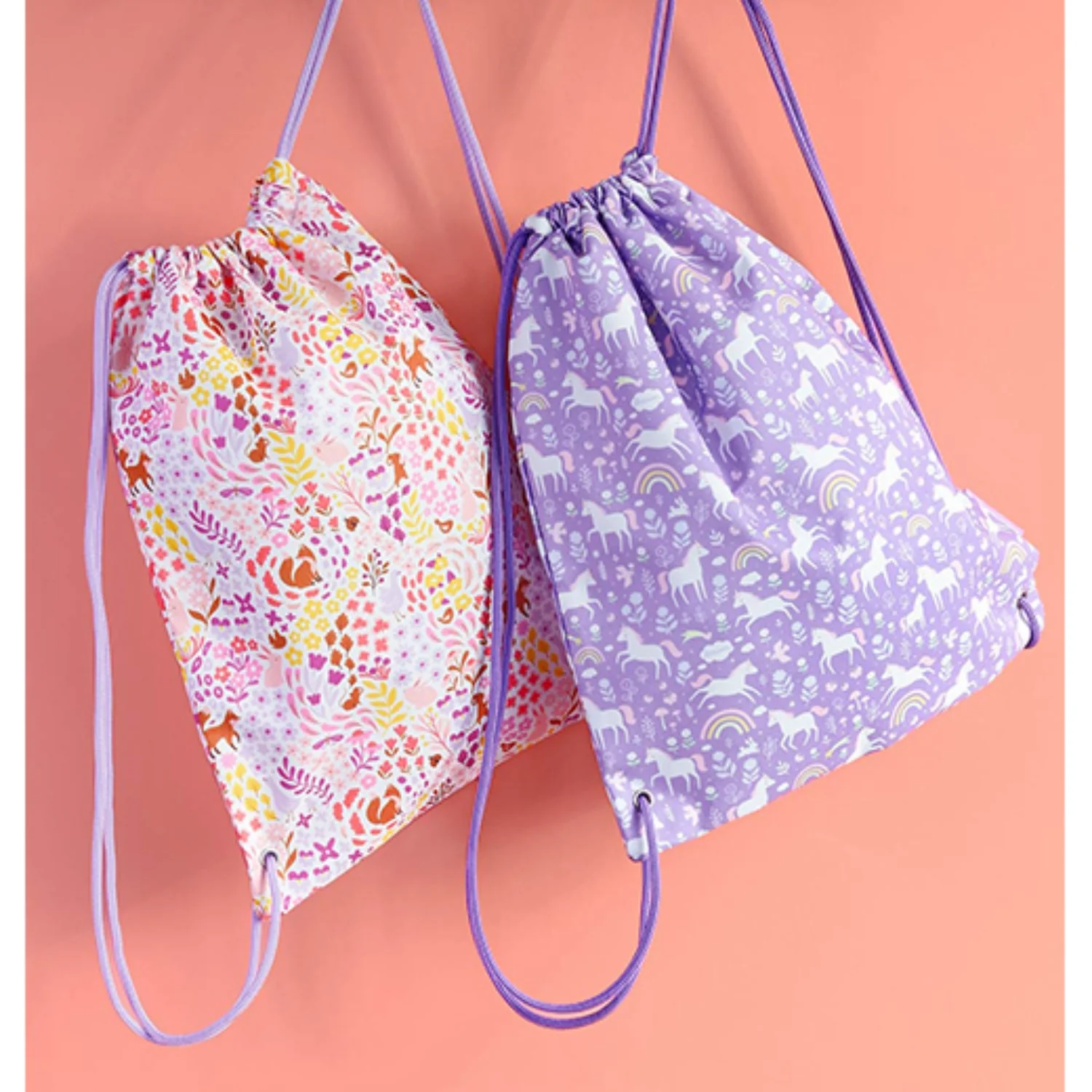 A Little Lovely Company Flower Gardens Gymnastiktaske - Image 3