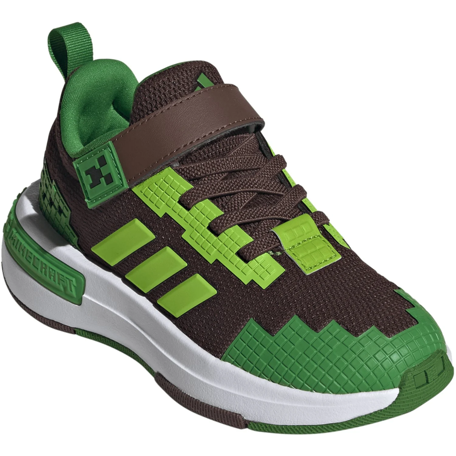 adidas Originals Auburn/Semi Solar Green/Ftwr White Minecraft Pro El C Sneakers - Image 2