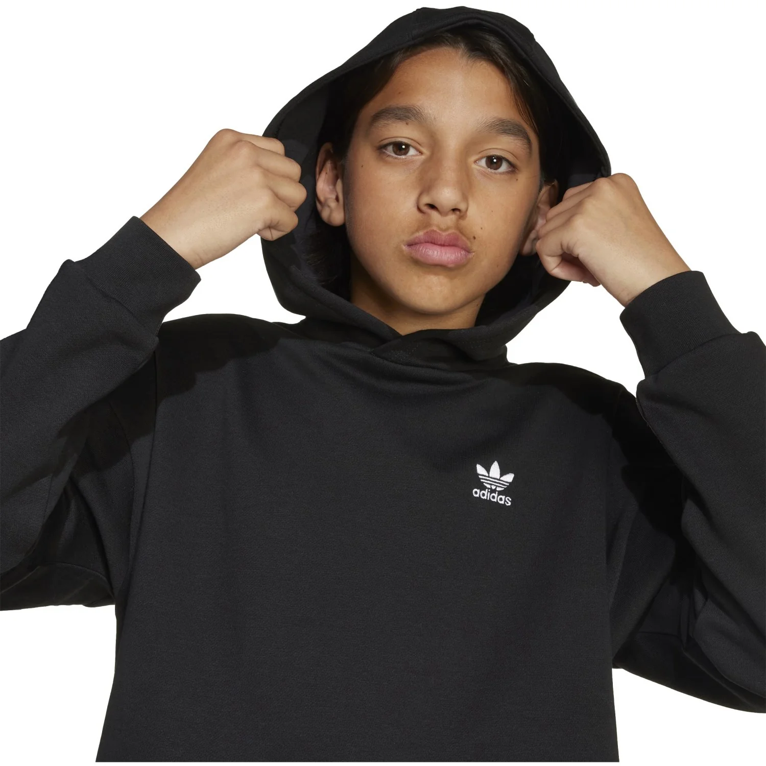 adidas Originals Black/White Loose Hættetrøje Fl - Image 5