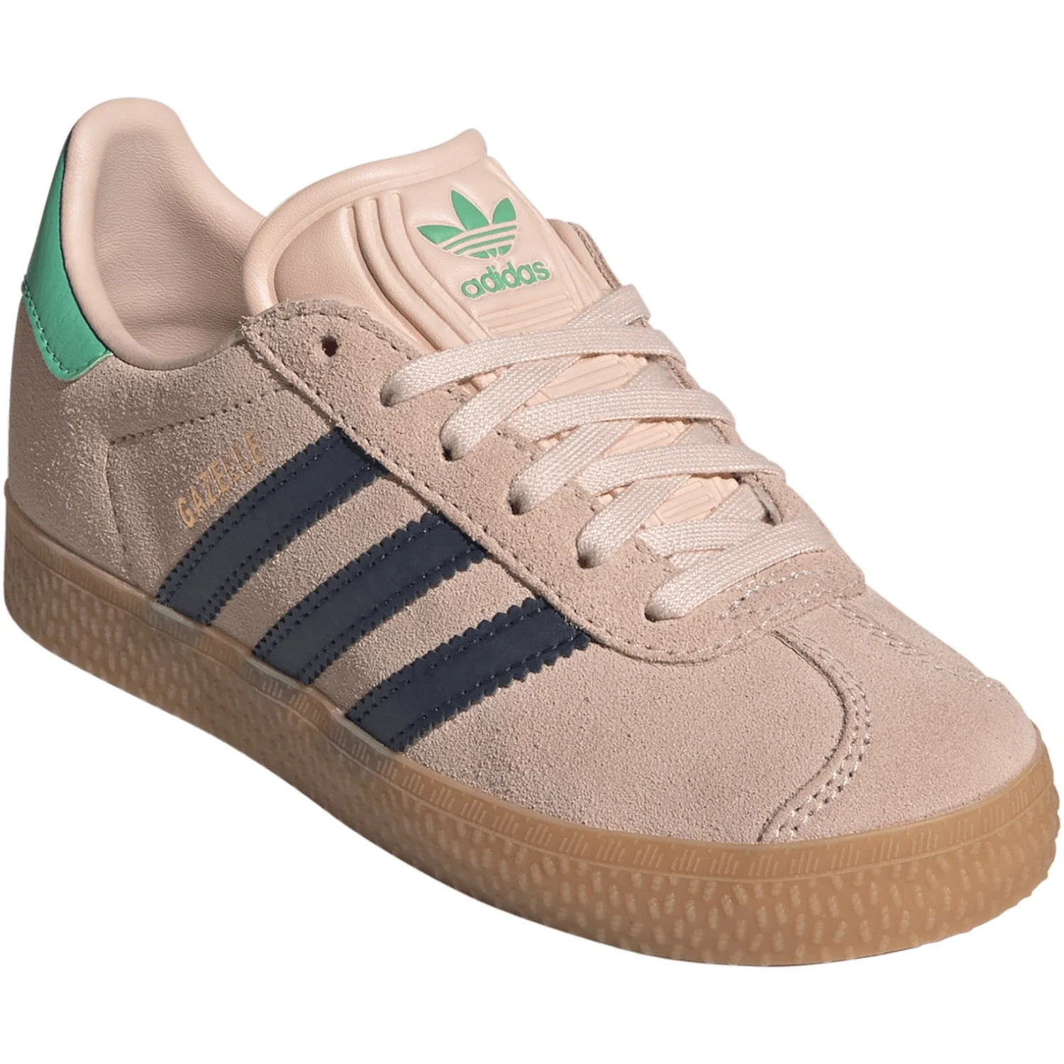 adidas Originals Blush Pink/Night Indigo/Hi-Res Green Gazelle C Sneakers - Image 2