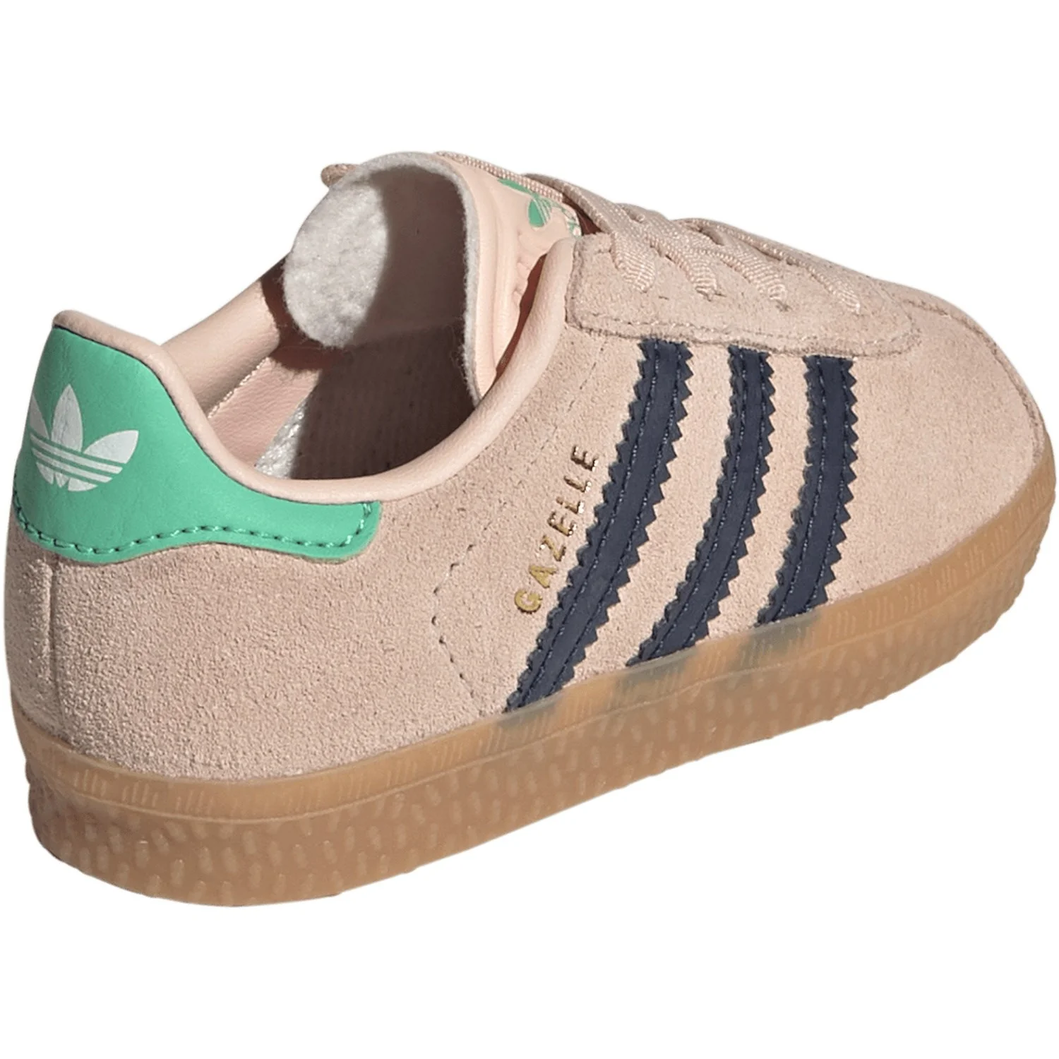 adidas Originals Blush Pink/Night Indigo/Hi-Res Green Gazelle Cf El I Sneakers - Image 10
