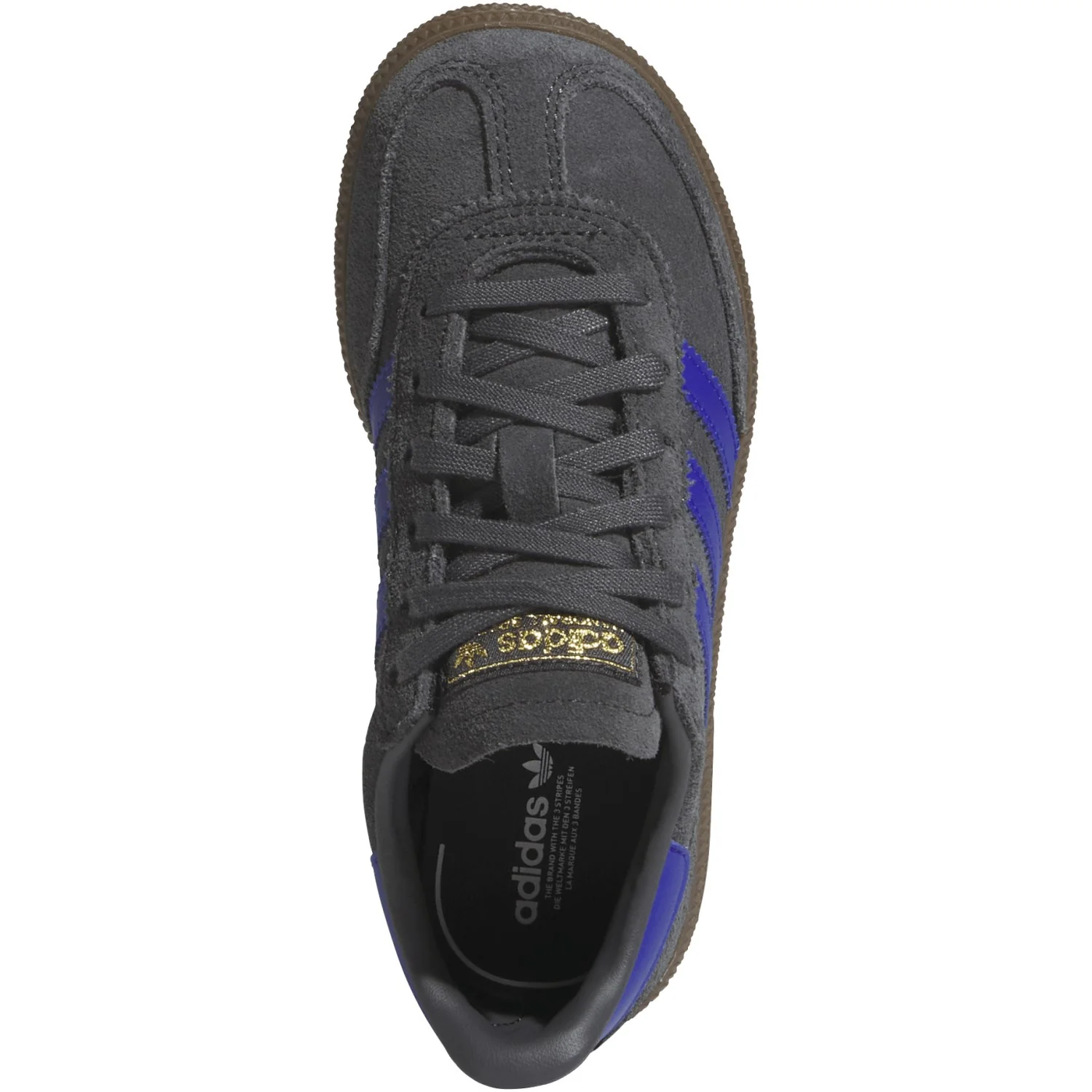 adidas Originals Carbon/Lucid Blue/Gum5 Handball Spezial C Sneakers - Image 8