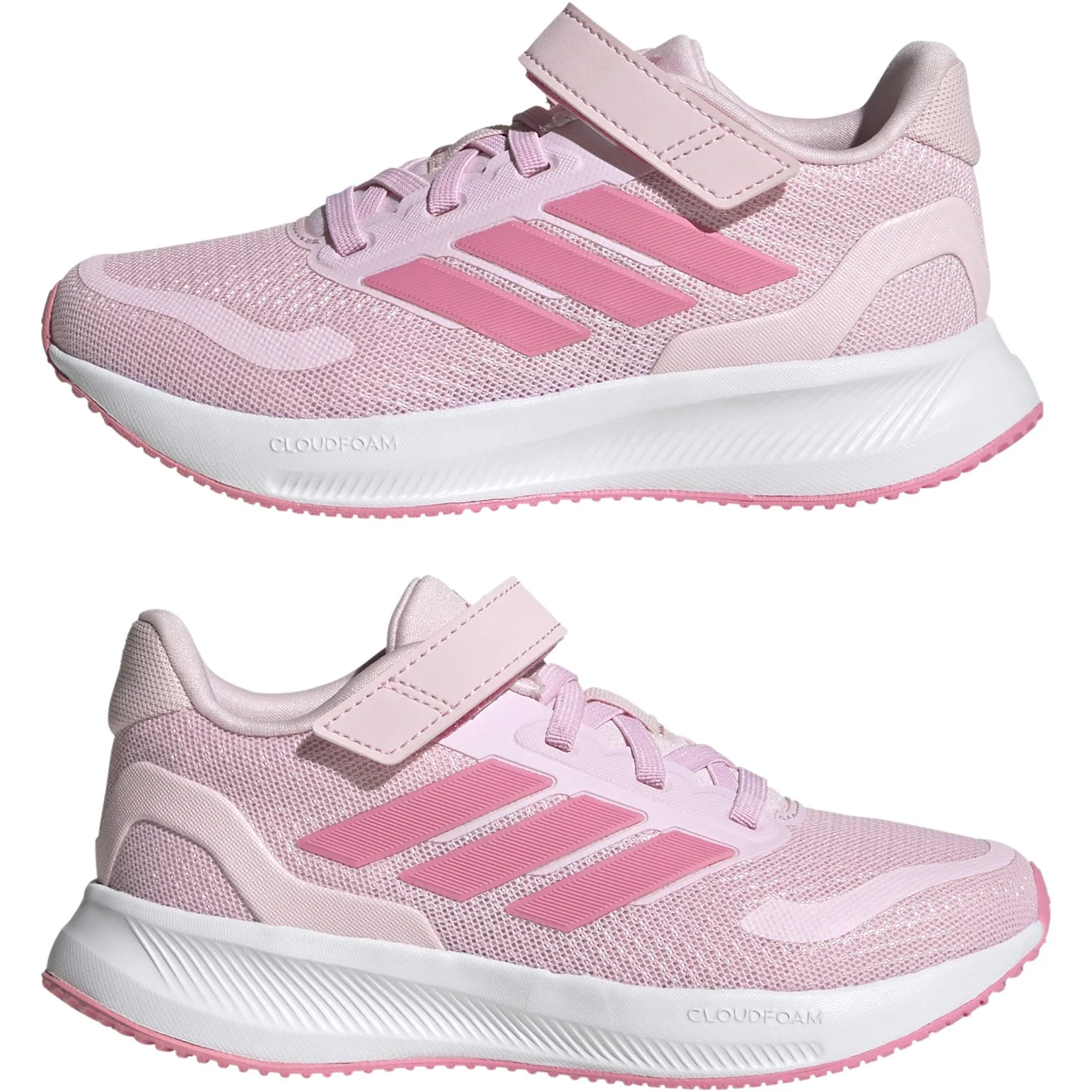 adidas Originals Clear Pink/Bliss Pink/Clear Pink Runfalcon 5 El C Sneakers - Image 5