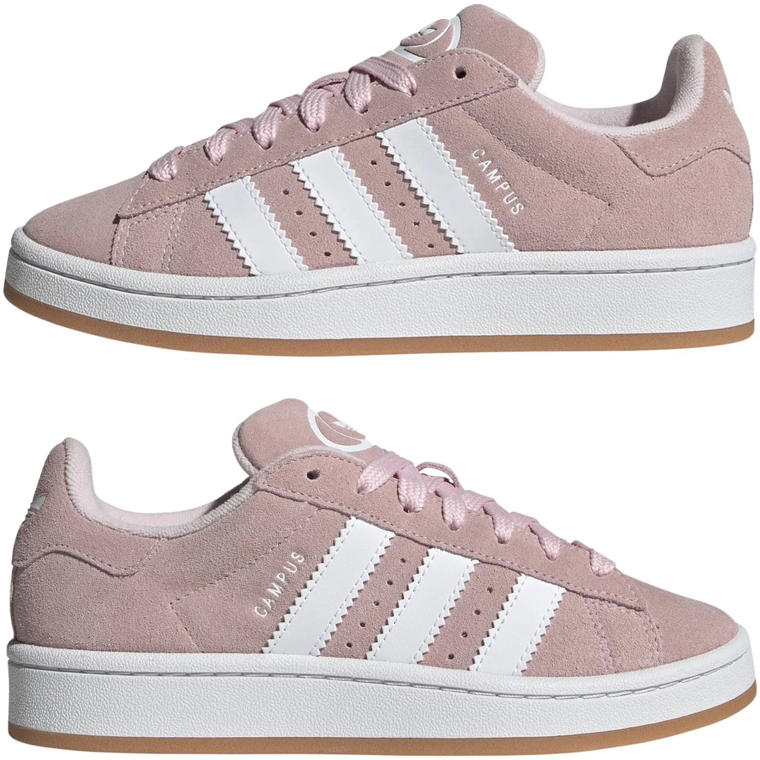 adidas Originals Clear Pink/Ftwr White/Gum 2 Campus 00S J Sneakers - Image 5
