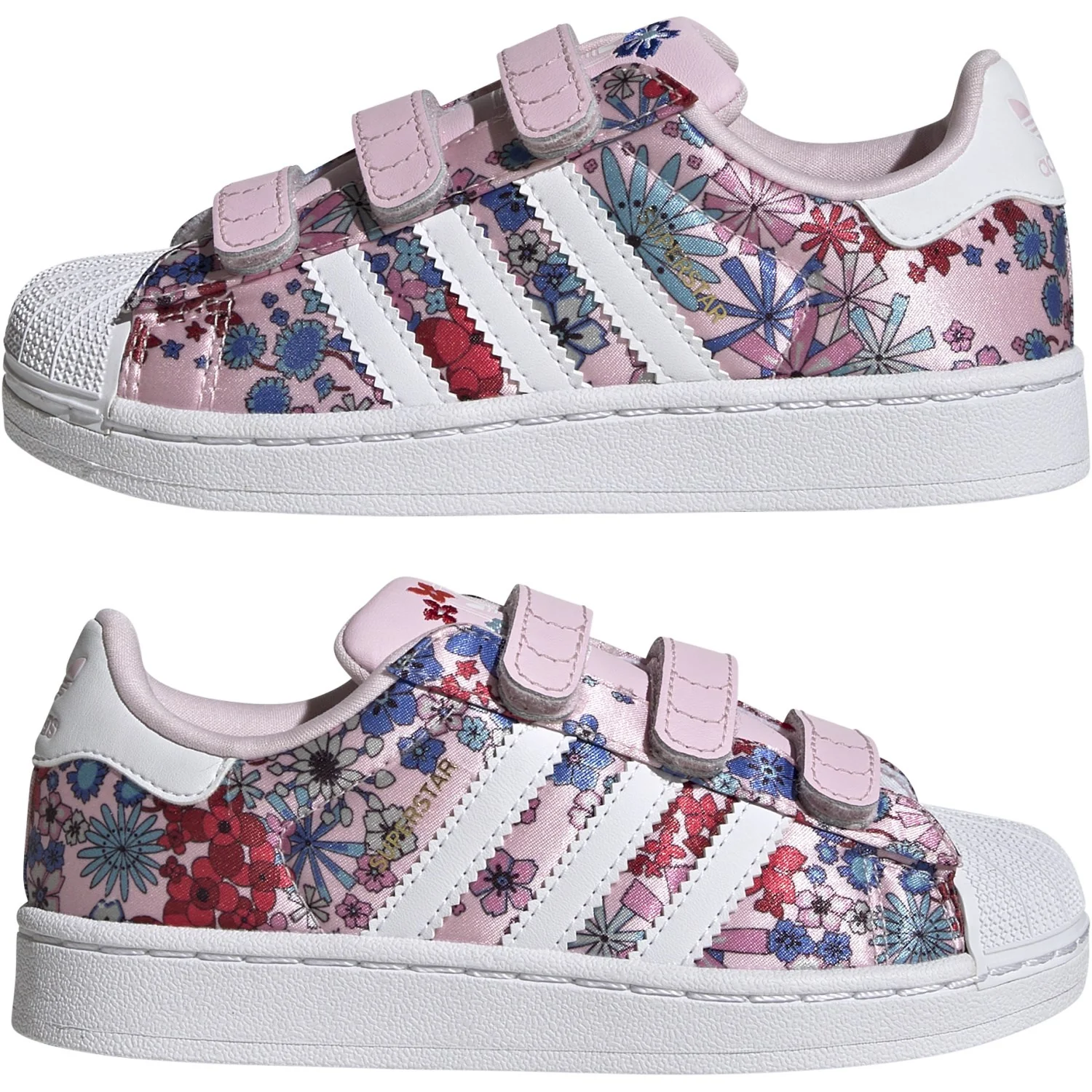 adidas Originals Clear Pink/Ftwr White/Light Pink Superstar Ii Cf C Sneakers - Image 5