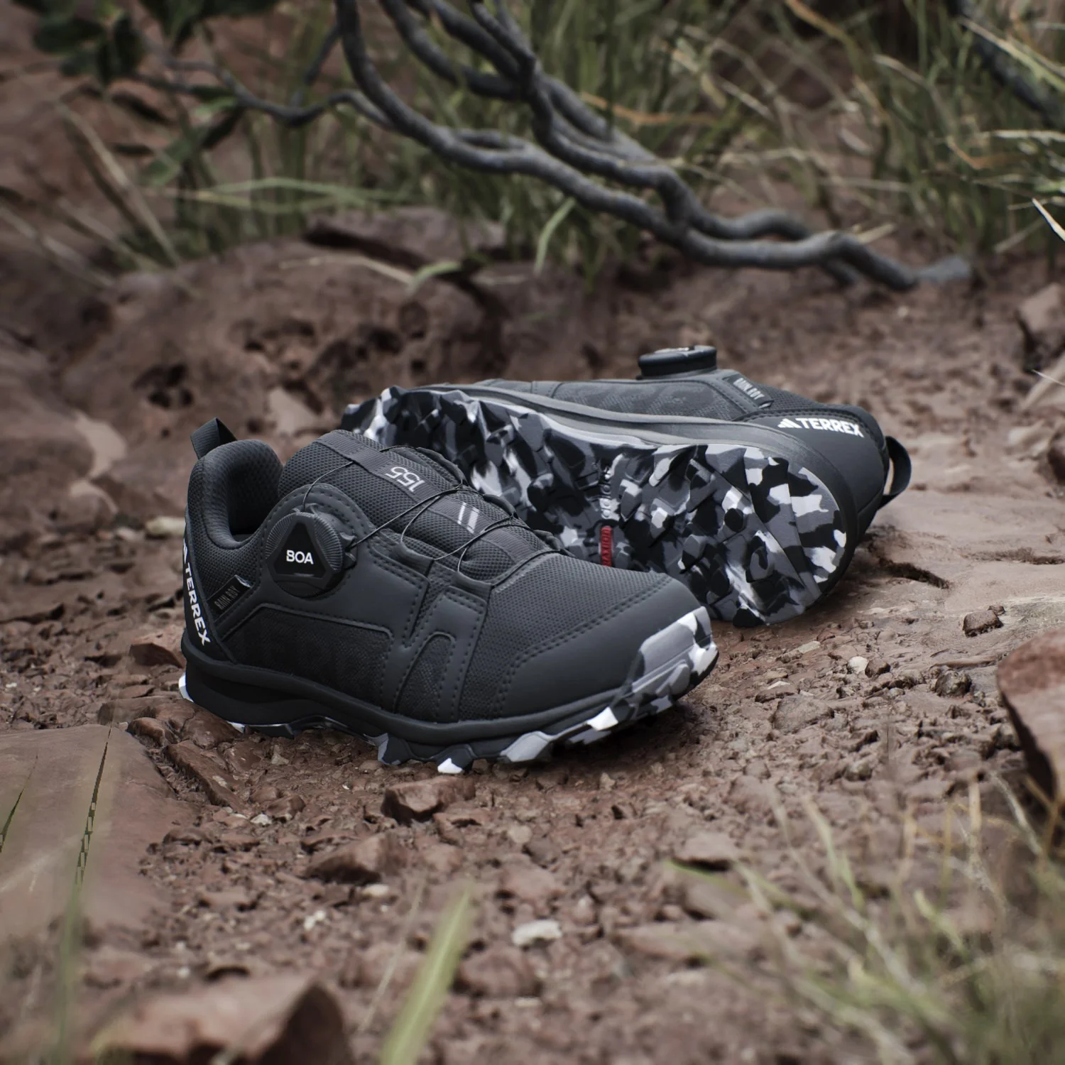 adidas Originals Core Black/Ftwr White/Grey Three Terrex Agravic Boa R.Rdy K Sko - Image 7