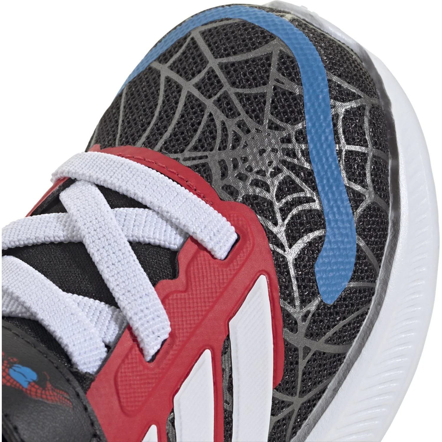 adidas Originals Core Black/Ftwr White/Pure Ruby Runfalcon Spider-Man El I Sneakers - Image 3