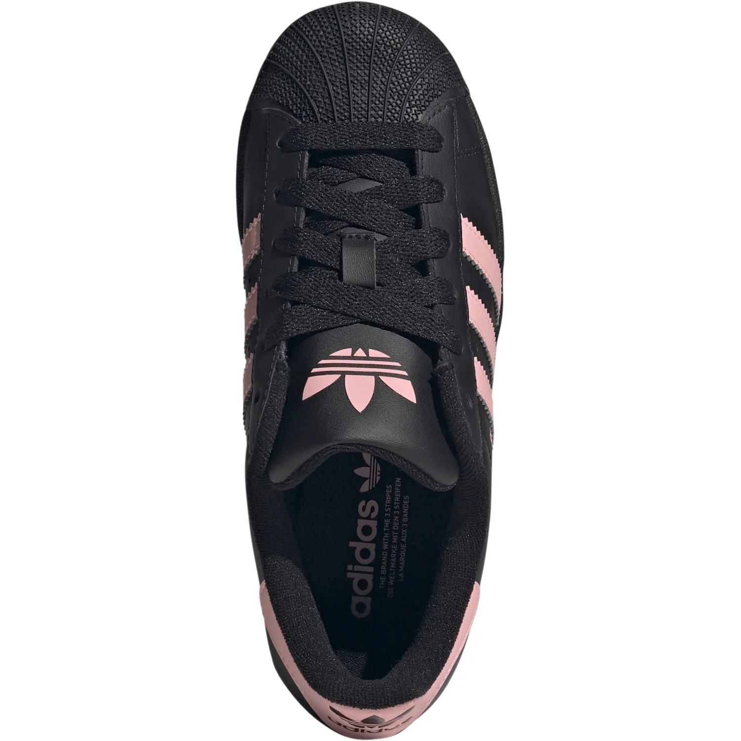 adidas Originals Core Black/Glow Pink/Core Black Superstar Ii J Sneakers - Image 9