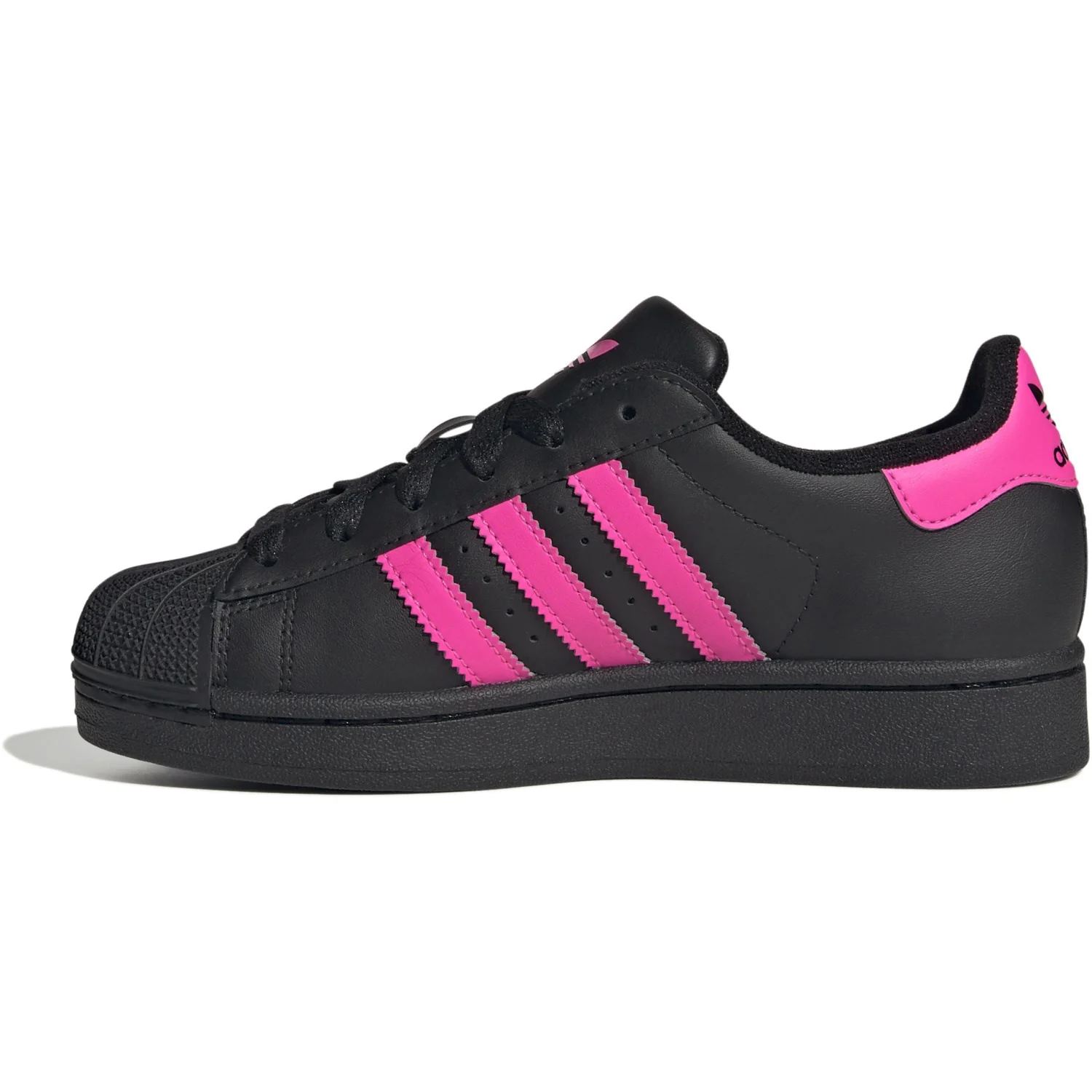 adidas Originals Core Black/Lucid Pink/Core Black Superstar Ii J Sneakers - Image 6