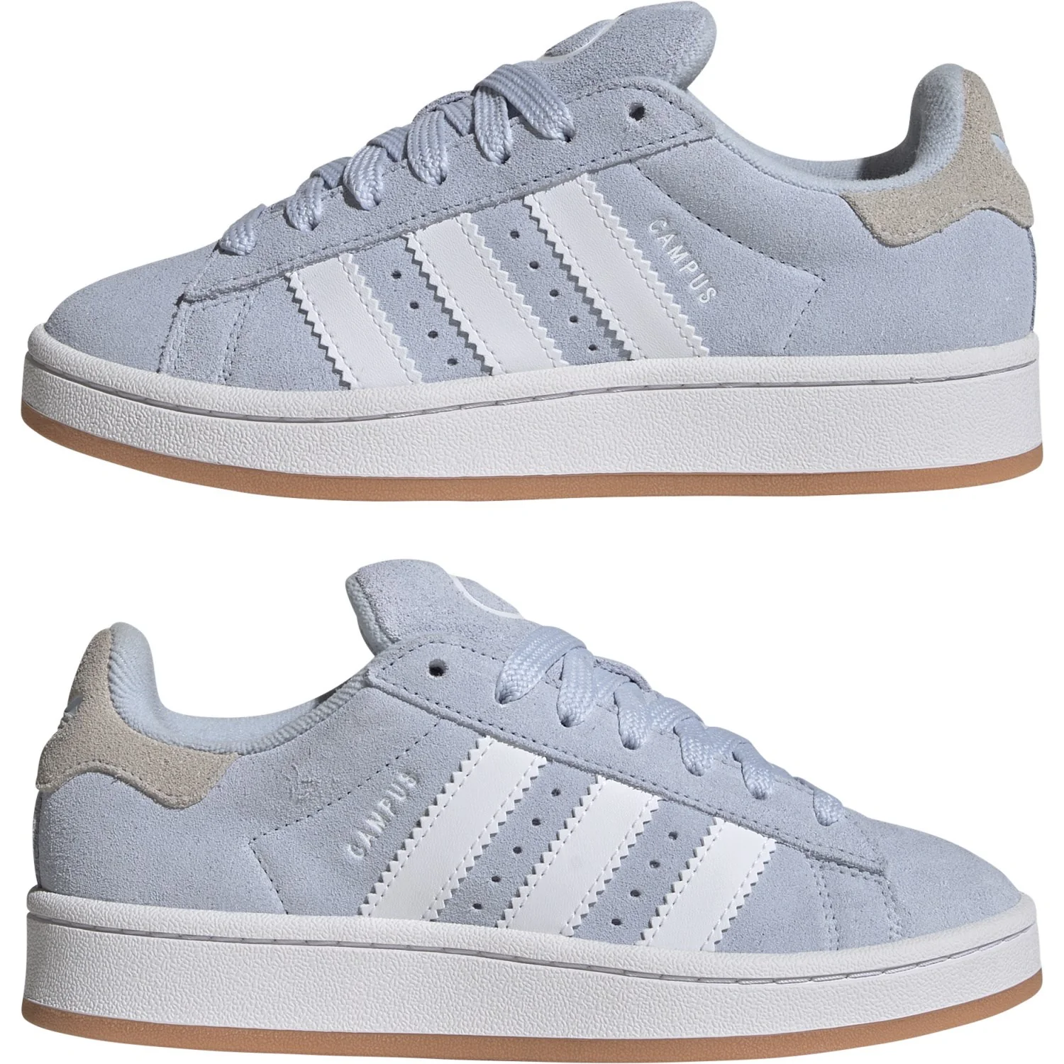 adidas Originals Crystal Sky/Ftwr White/Gum 2 Campus 00S J Sneakers - Image 5