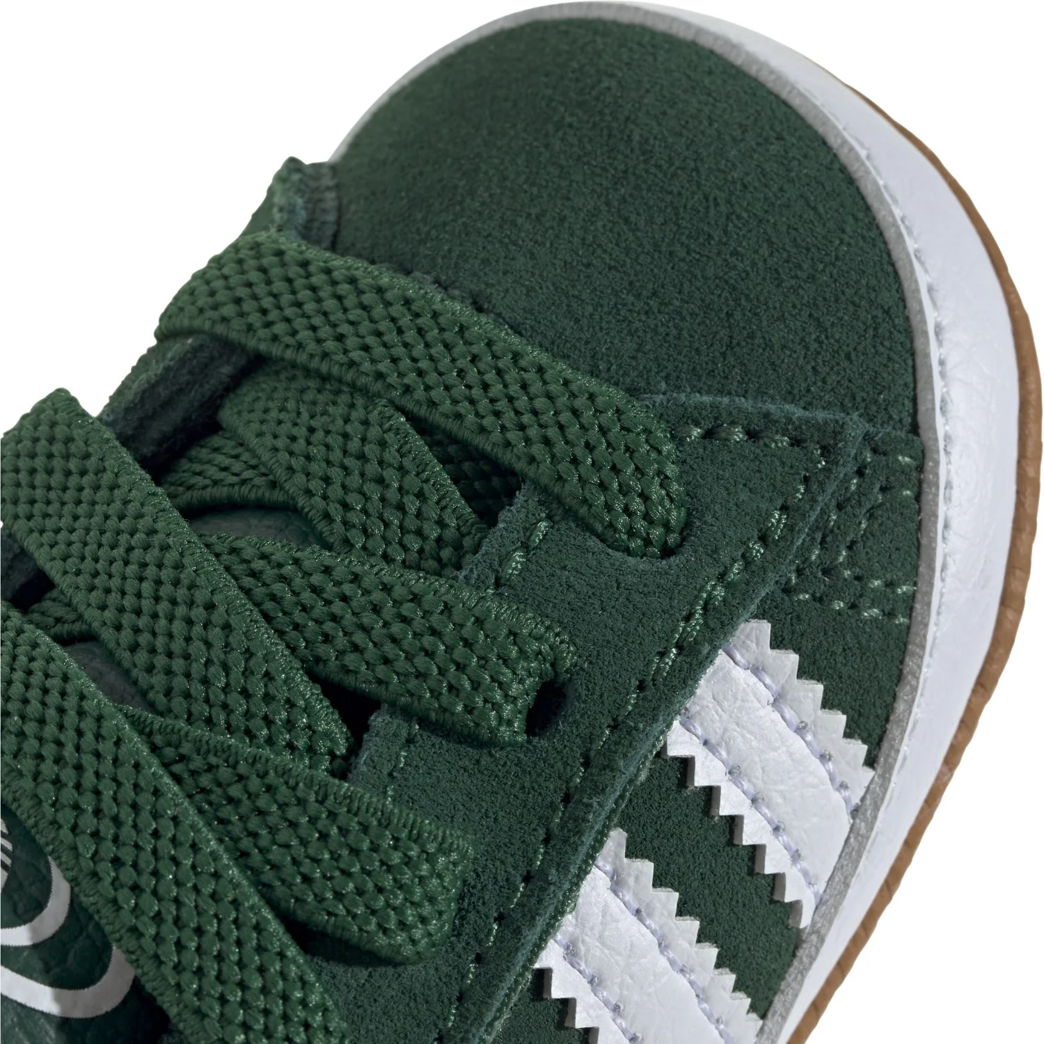 adidas Originals Dark Green/Ftwr White/Gum 2 Campus 00S Crib Sneakers - Image 3
