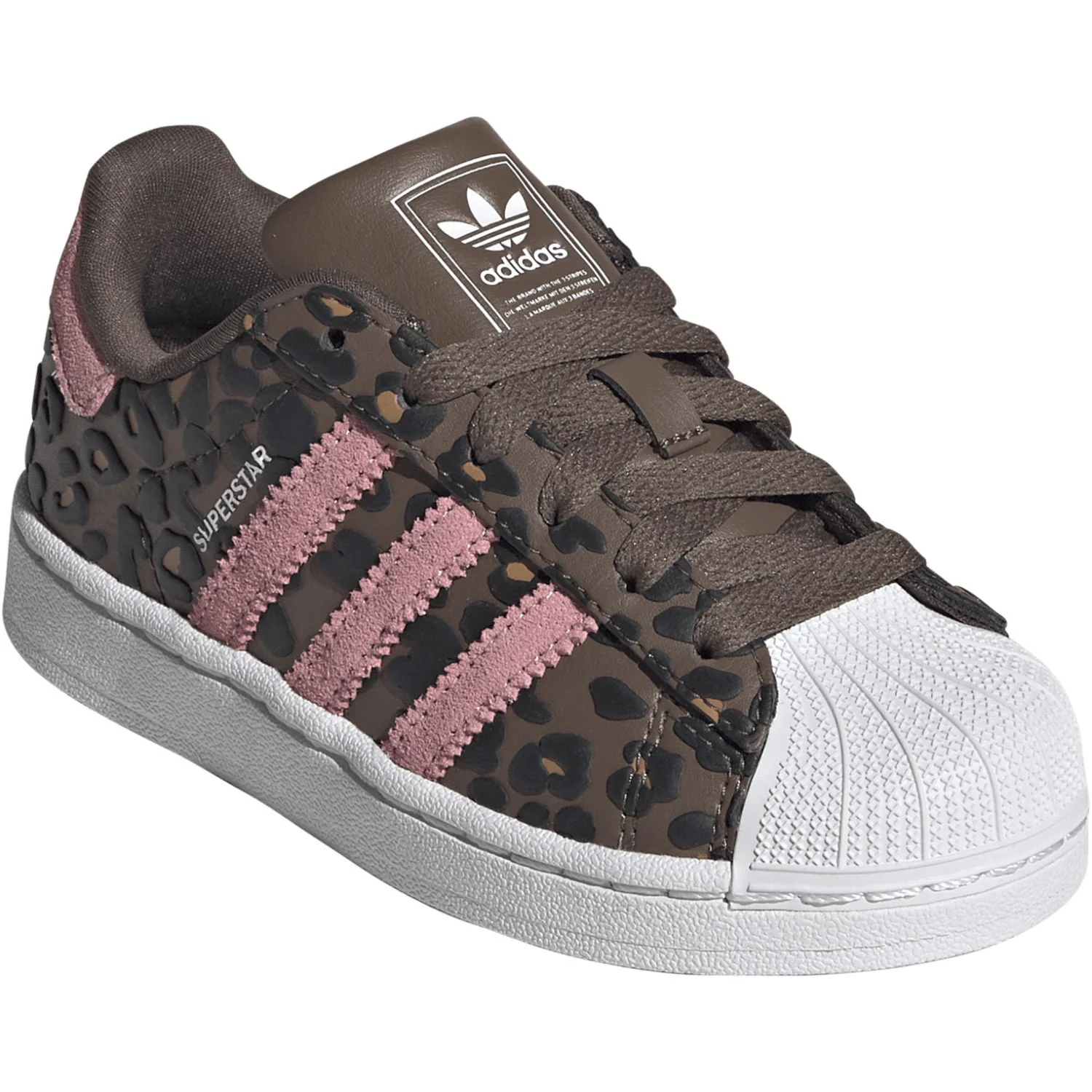 adidas Originals Earth Strata Glow Pink Core Black Superstar Ii C Sneakers - Image 2