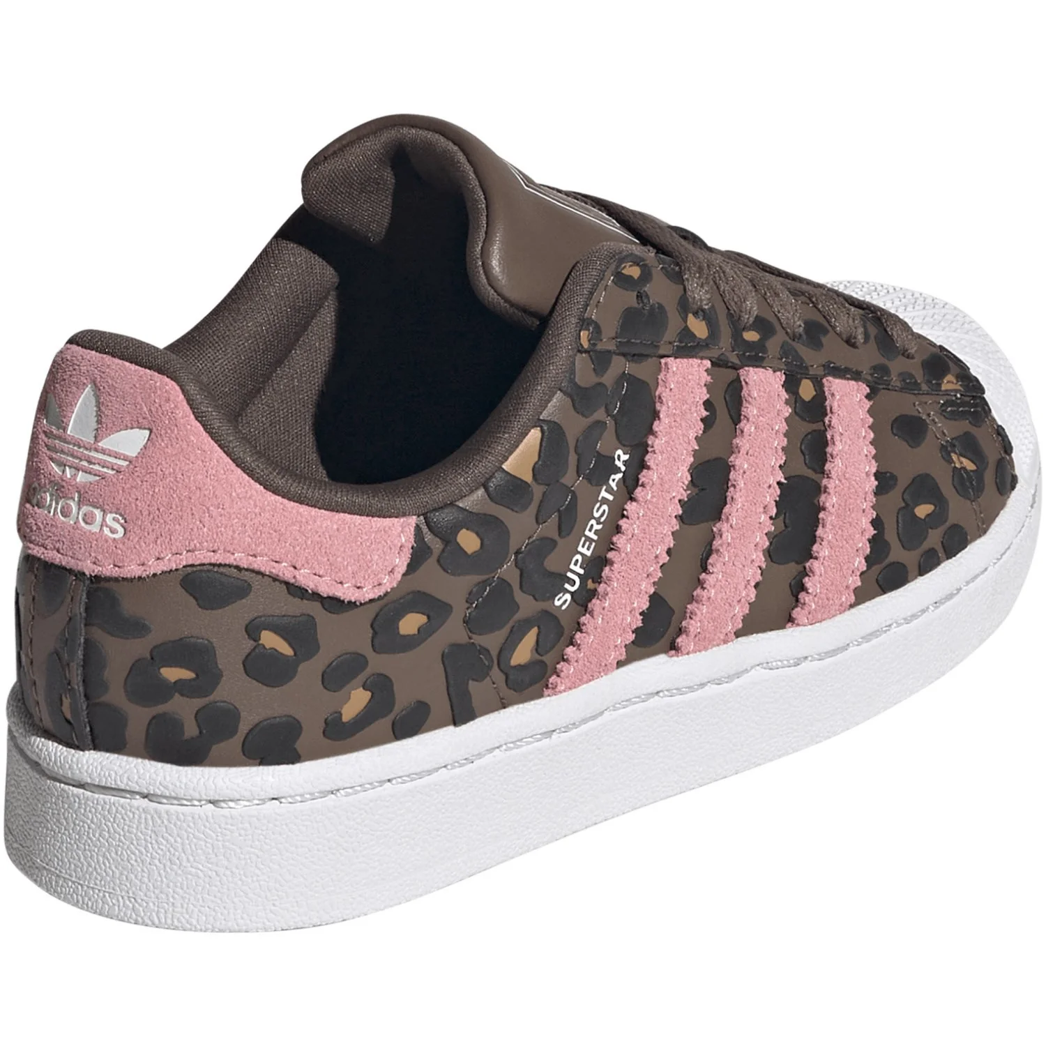 adidas Originals Earth Strata Glow Pink Core Black Superstar Ii C Sneakers - Image 6