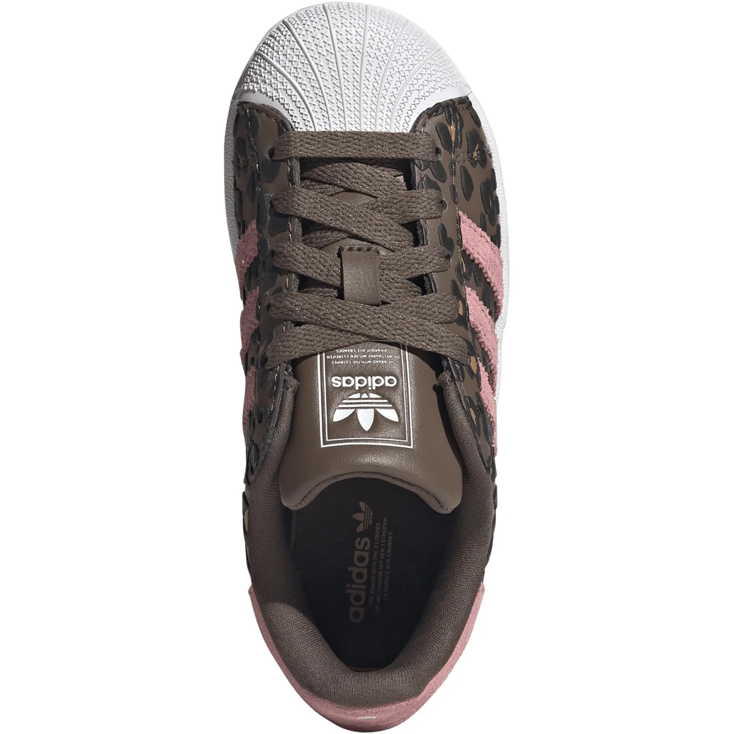 adidas Originals Earth Strata Glow Pink Core Black Superstar Ii C Sneakers - Image 7