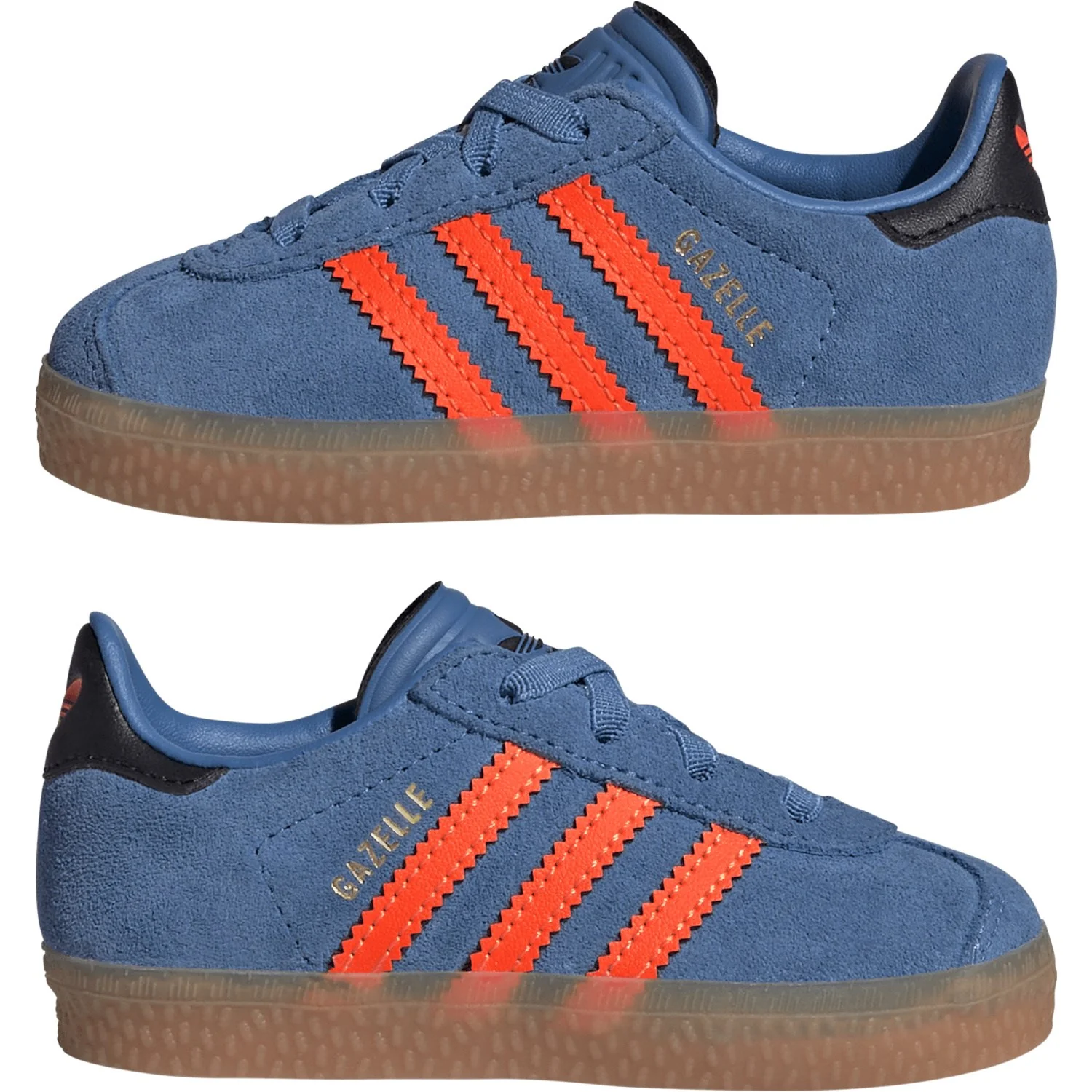 adidas Originals Focus Blue/Solar Orange/Core Black Gazelle Cf El I Sneakers - Image 6