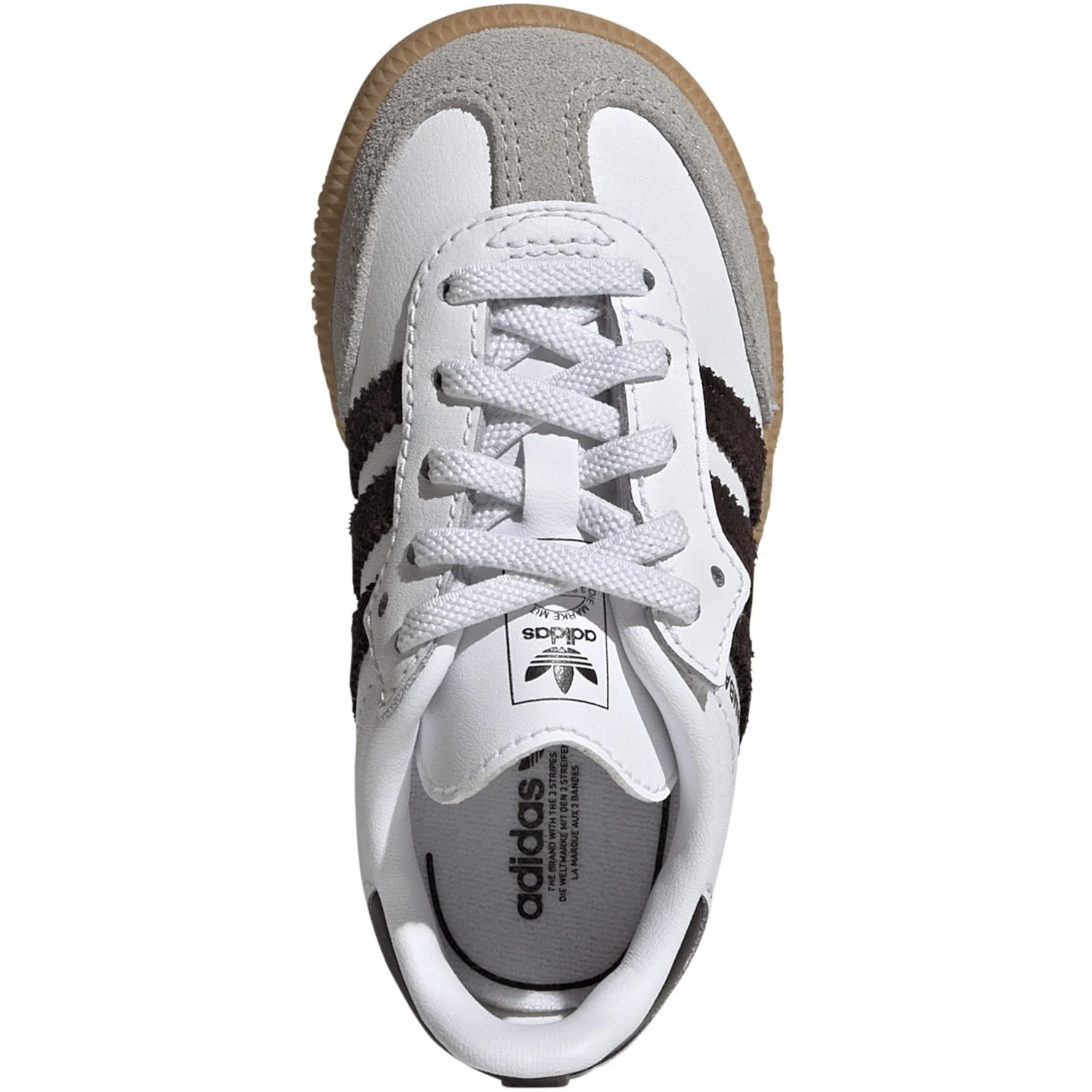 adidas Originals Ftwr White/Aurora Coffee/Gum 3 Samba Og Cf El I Sneakers - Image 10