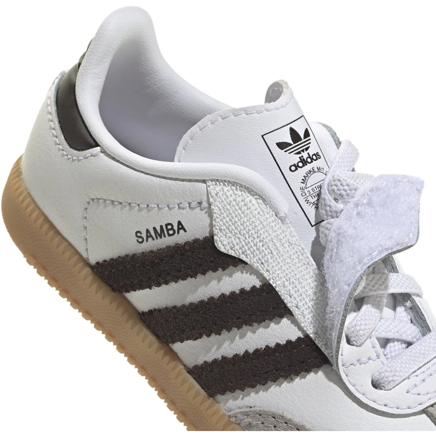 adidas Originals Ftwr White/Aurora Coffee/Gum 3 Samba Og Cf El I Sneakers - Image 4