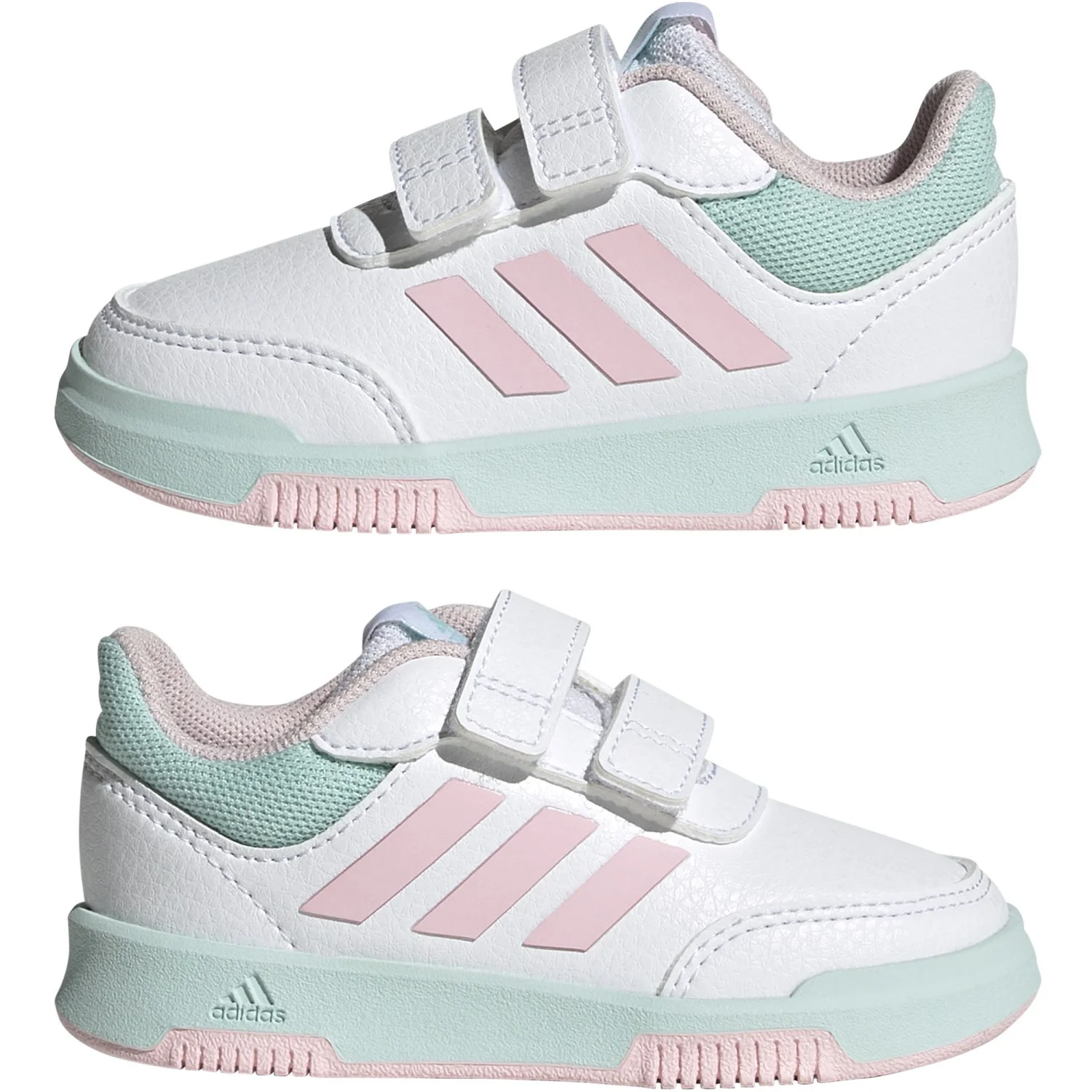 adidas Originals Ftwr White/Clear Pink/Semi Flash Aqua Tensaur Sport 2.0 Cf I Sneakers - Image 5
