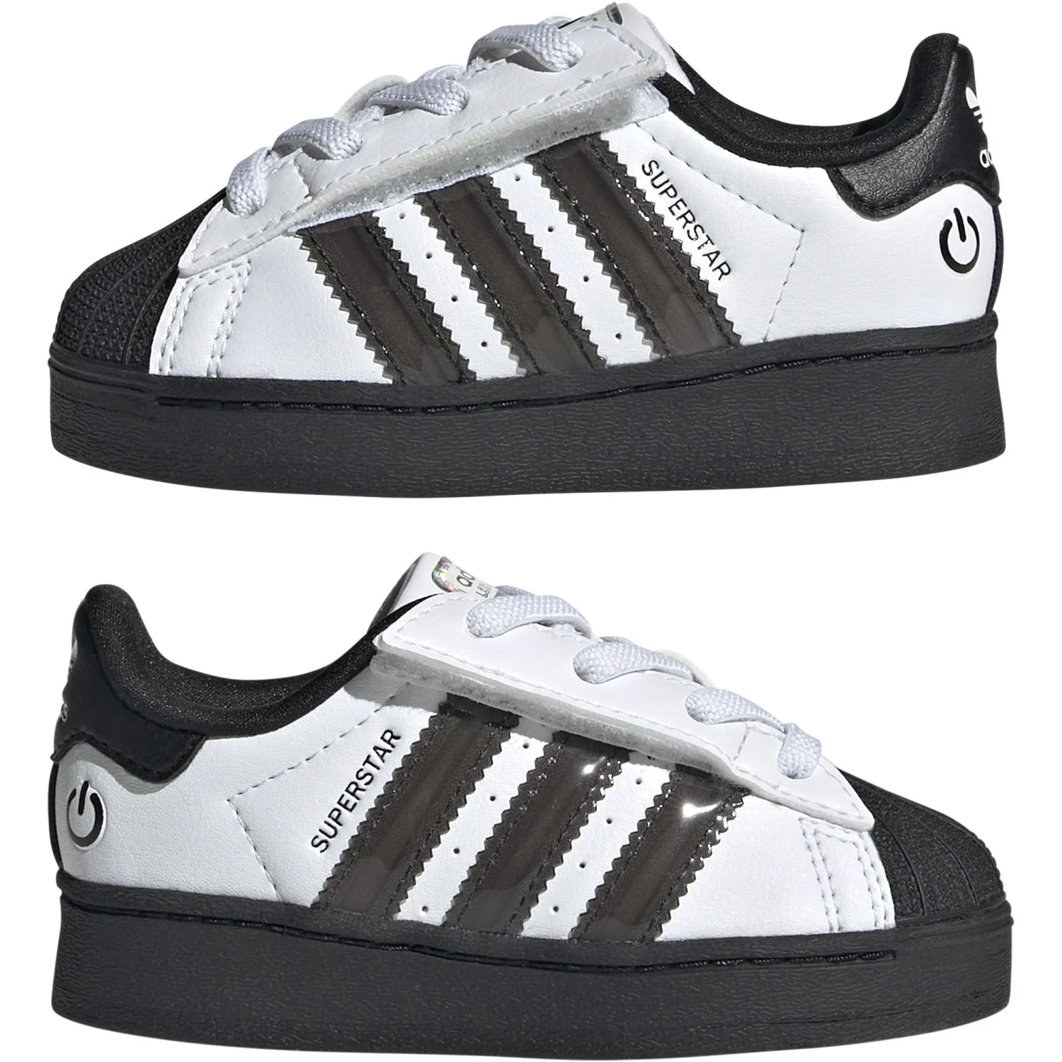 adidas Originals Ftwr White/Core Black/Ftwr White Superstar Led Lights Cf El I Sneakers - Image 6