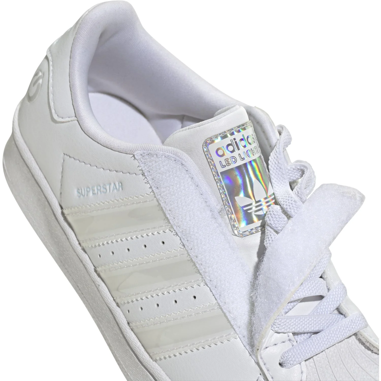 adidas Originals Ftwr White/Ftwr White/Ftwr White Superstar Led Lights Cf El C Sneakers - Image 4