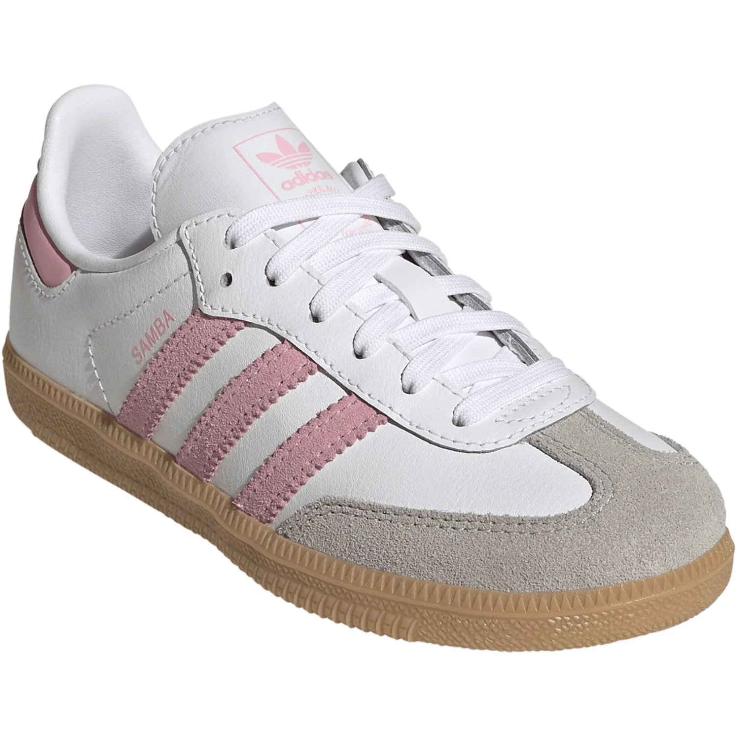 adidas Originals Ftwr White/Light Pink/Gum 3 Samba Og C Sneakers - Image 2