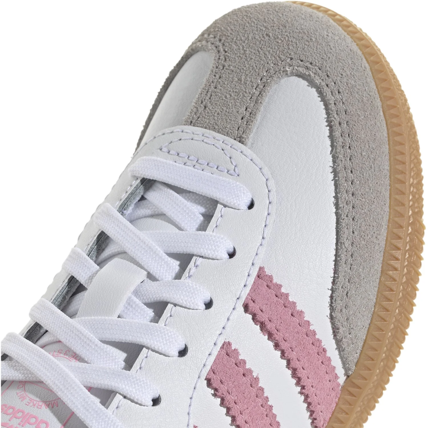 adidas Originals Ftwr White/Light Pink/Gum 3 Samba Og C Sneakers - Image 3