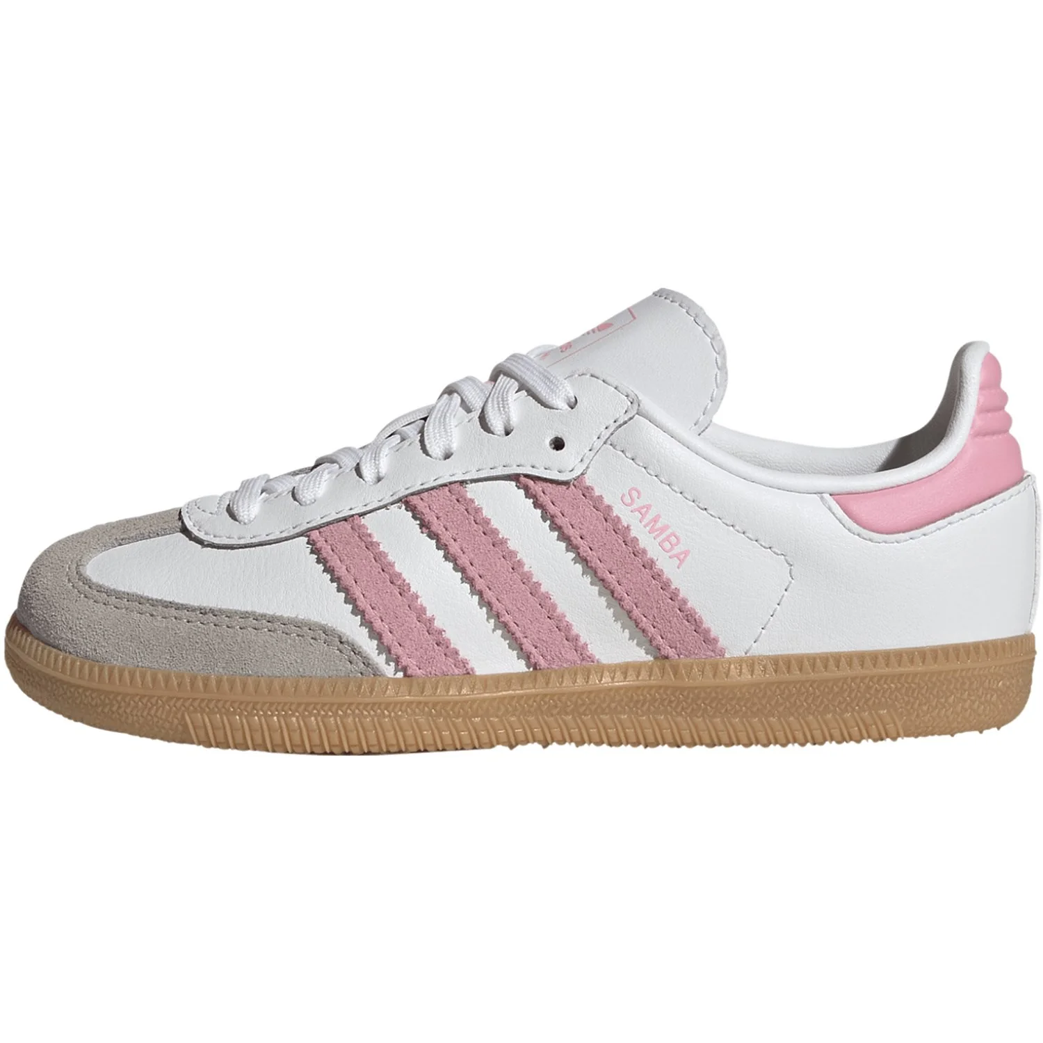 adidas Originals Ftwr White/Light Pink/Gum 3 Samba Og C Sneakers - Image 6