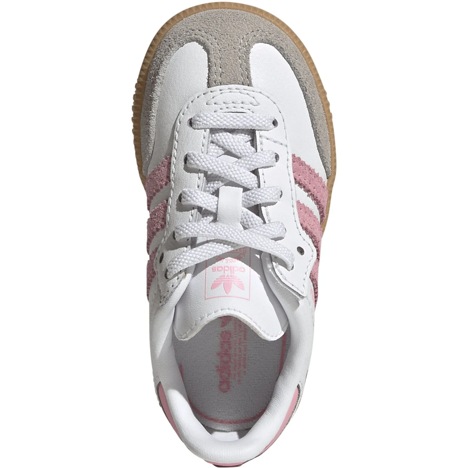 adidas Originals Ftwr White/Light Pink/Gum 3 Samba Og Cf El I Sneakers - Image 10