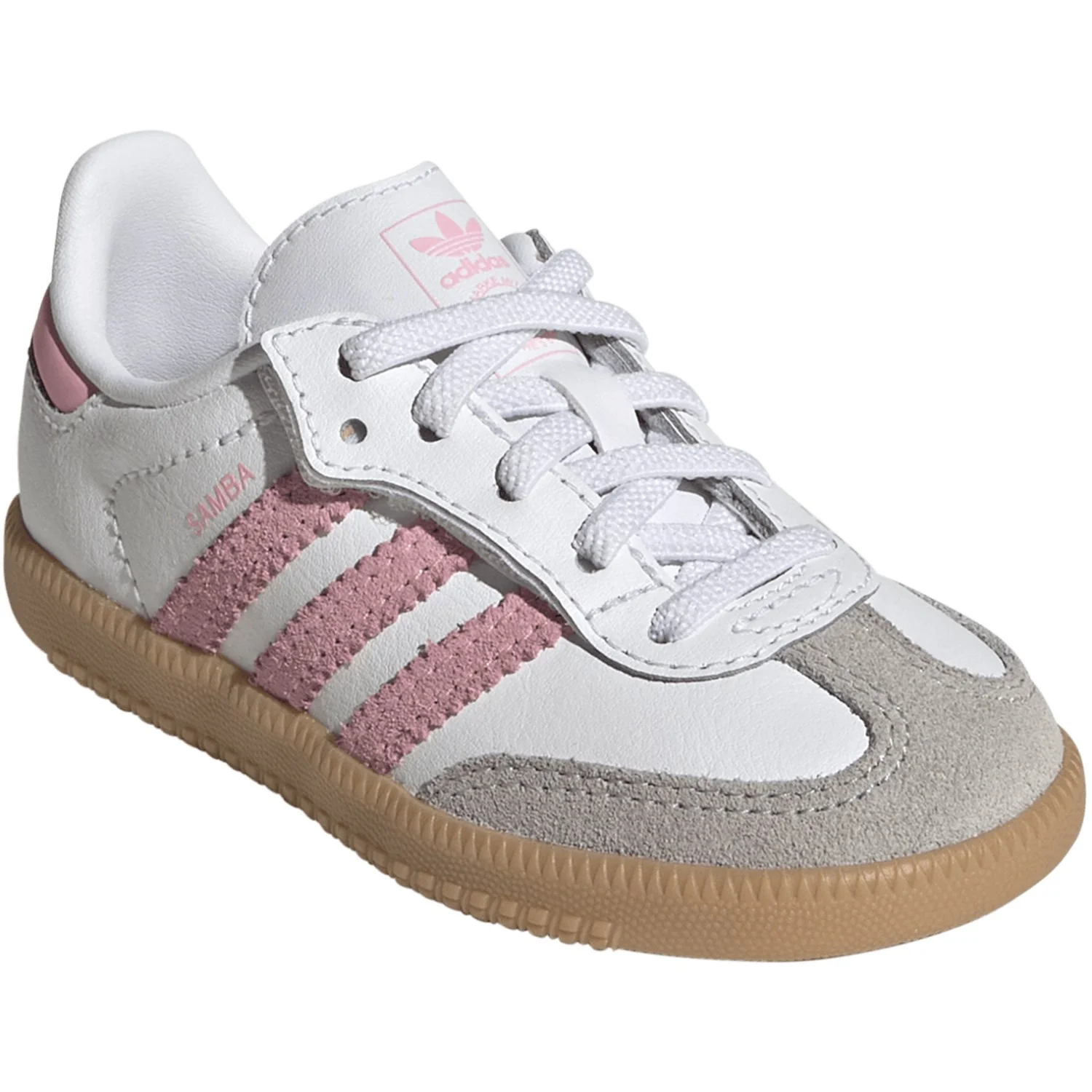 adidas Originals Ftwr White/Light Pink/Gum 3 Samba Og Cf El I Sneakers - Image 2