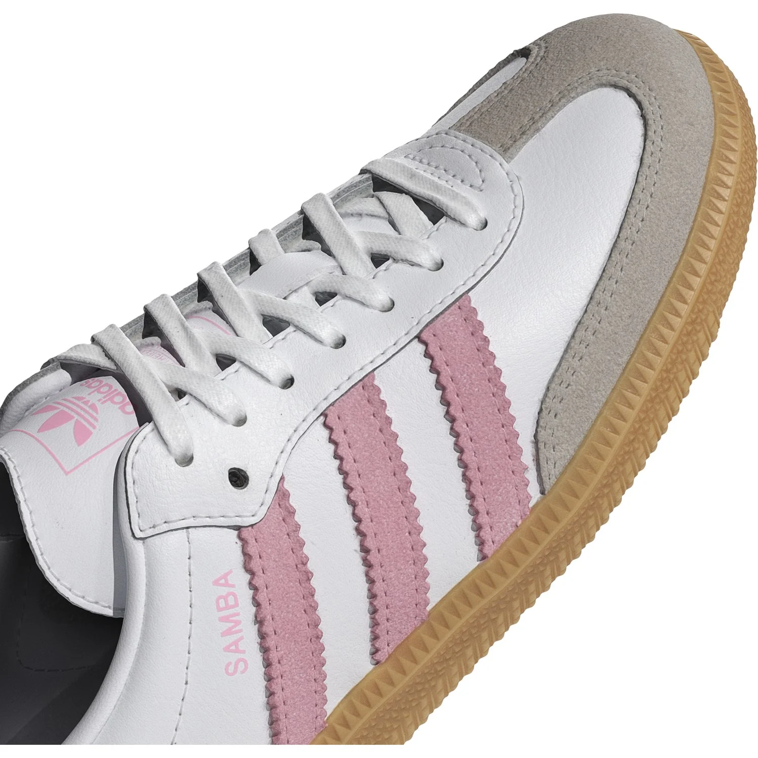 adidas Originals Ftwr White/Light Pink/Gum 3 Samba Og J Sneakers - Image 3