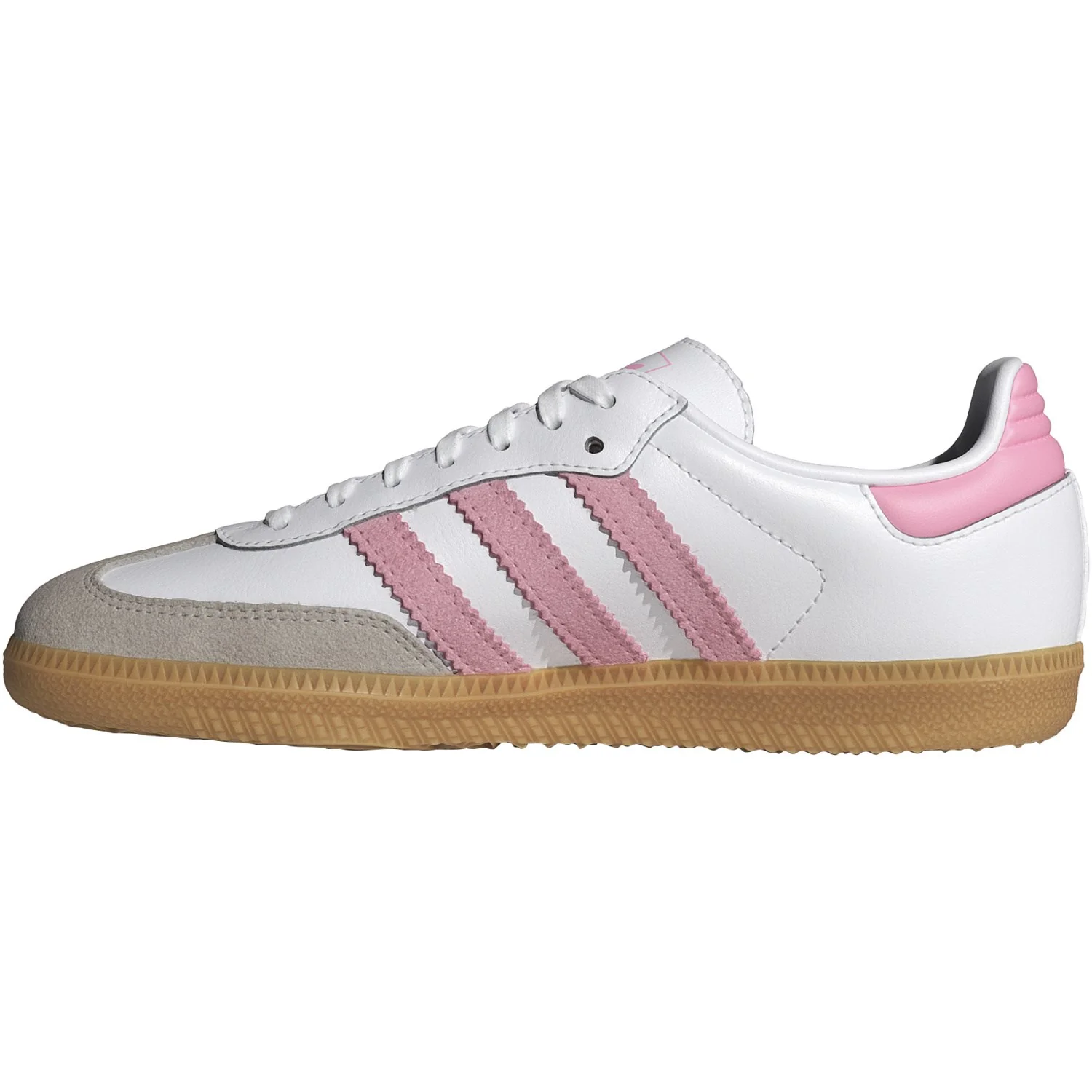 adidas Originals Ftwr White/Light Pink/Gum 3 Samba Og J Sneakers - Image 7
