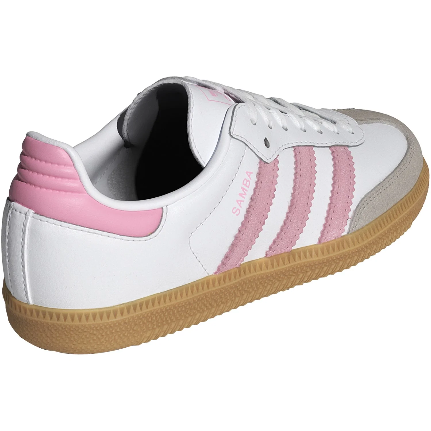 adidas Originals Ftwr White/Light Pink/Gum 3 Samba Og J Sneakers - Image 8