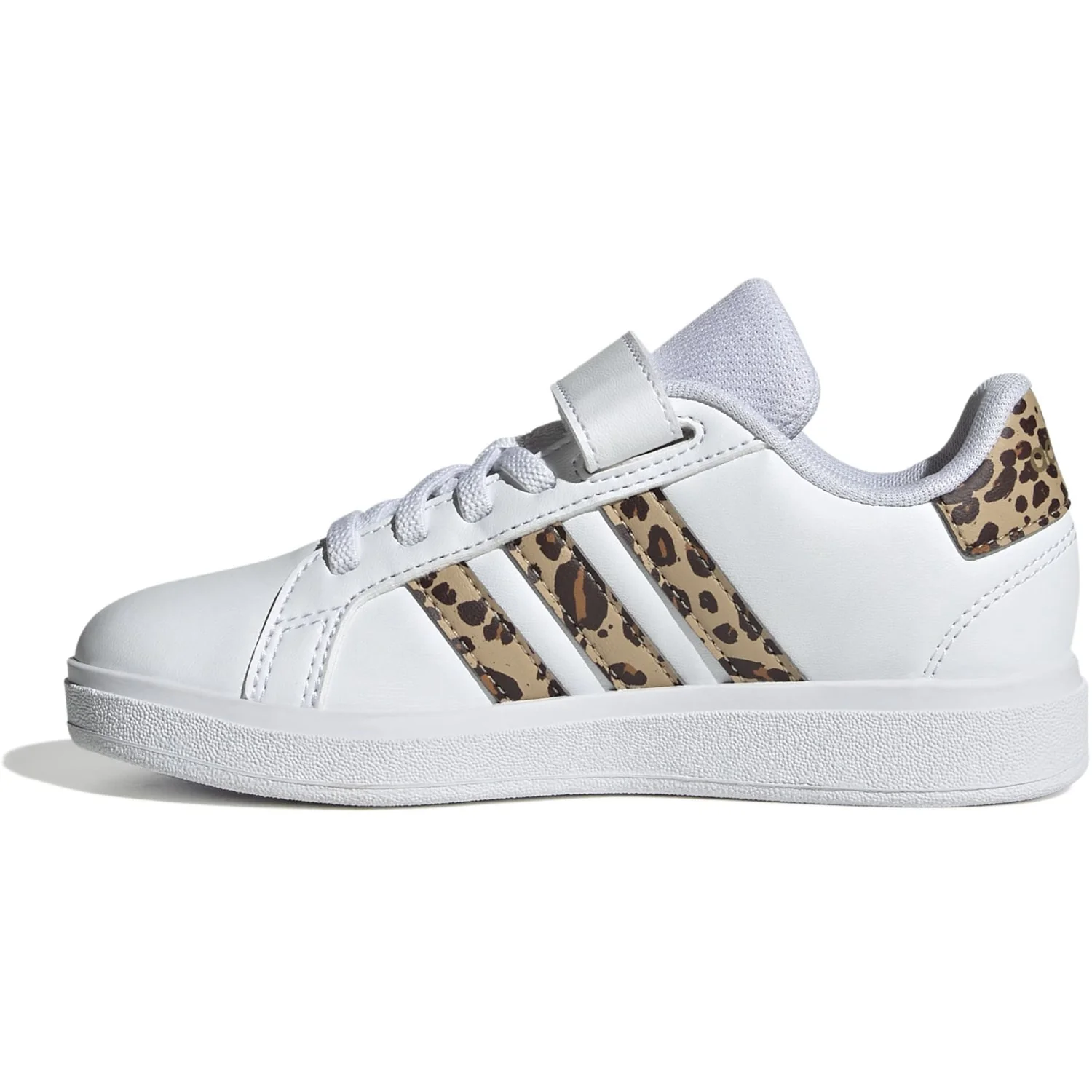 adidas Originals Ftwr White/Magic Beige/Matte Gold Grand Court 2.0 El C Sneakers - Image 13