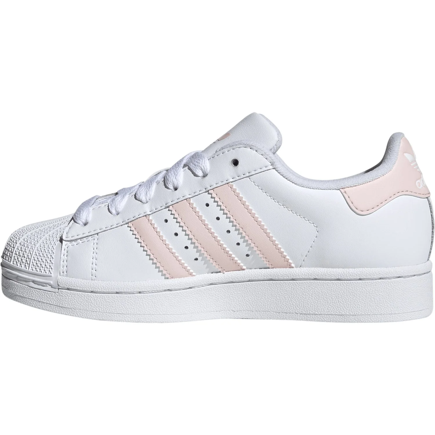 adidas Originals Ftwr White/Sandy Pink/Ftwr White Superstar Ii J Sneakers - Image 8