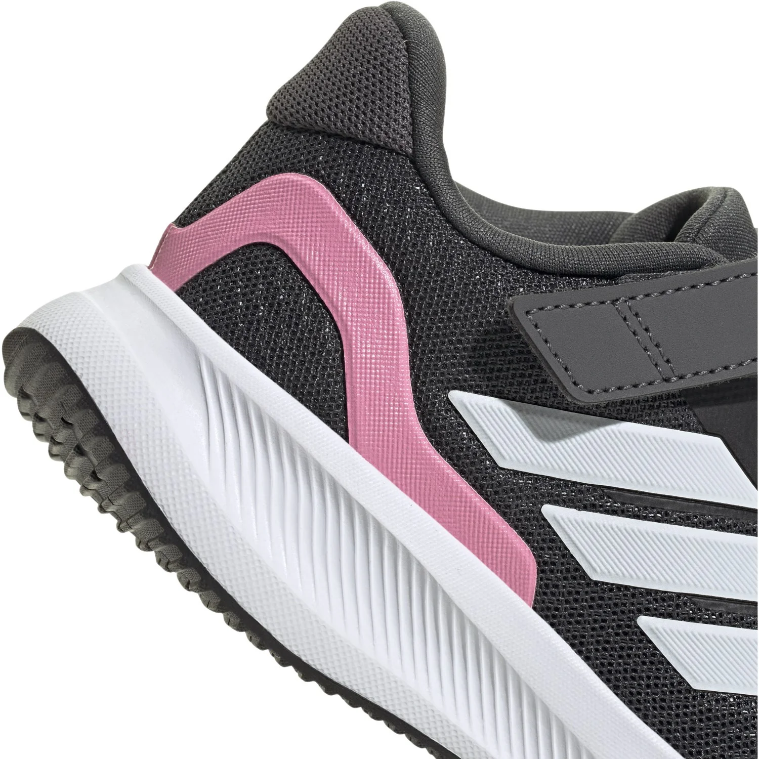 adidas Originals Grey Six/Crystal White/Bliss Pink Runfalcon 5 El C Sneakers - Image 4