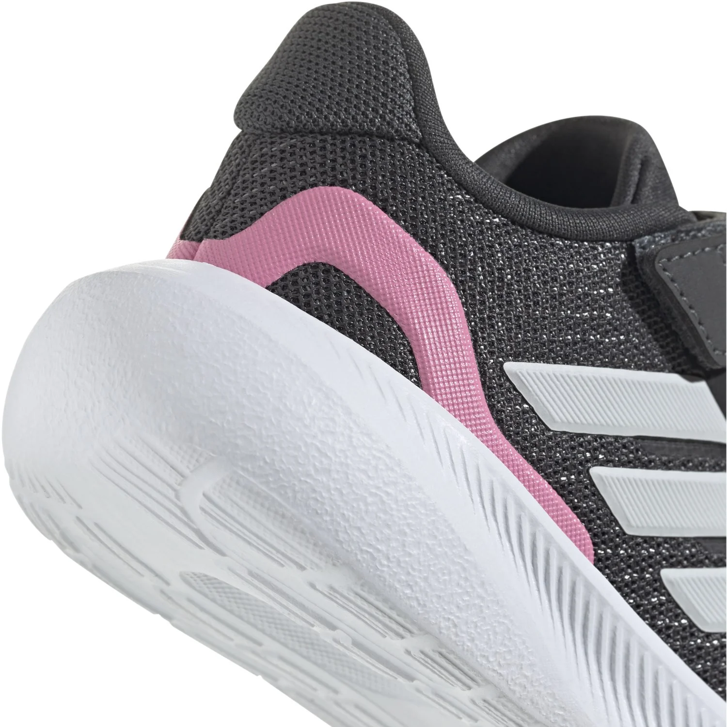 adidas Originals Grey Six/Crystal White/Bliss Pink Runfalcon 5 El I Sneakers - Image 4