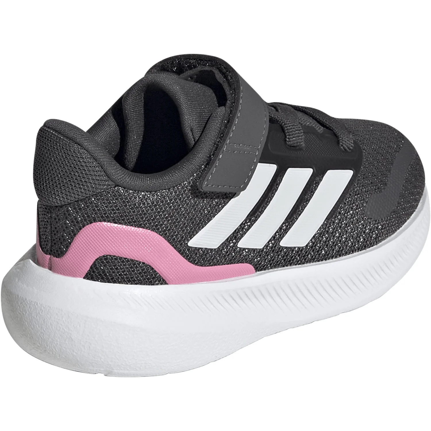 adidas Originals Grey Six/Crystal White/Bliss Pink Runfalcon 5 El I Sneakers - Image 5