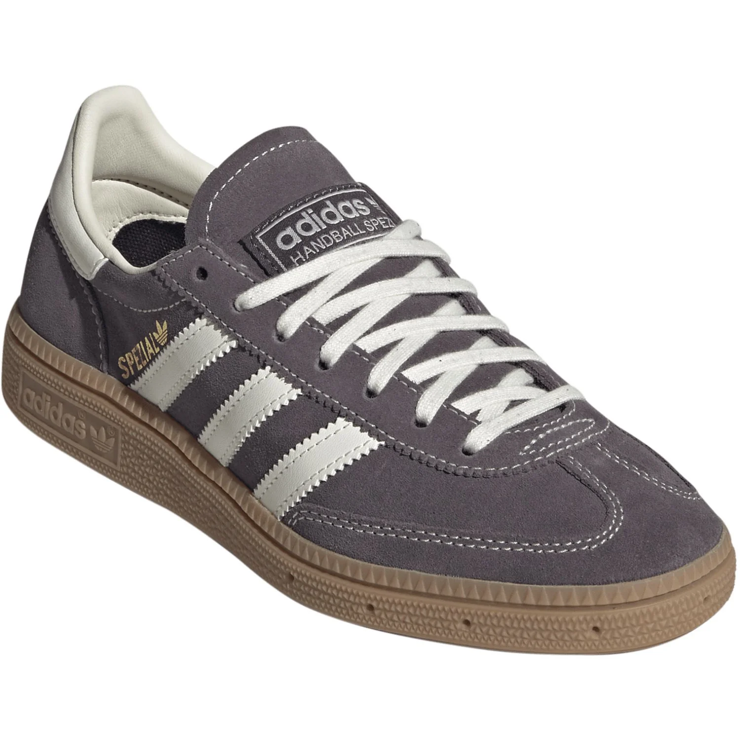 adidas Originals Grey Strata Off White Gum4 Handball Spezial J Sneakers - Image 2
