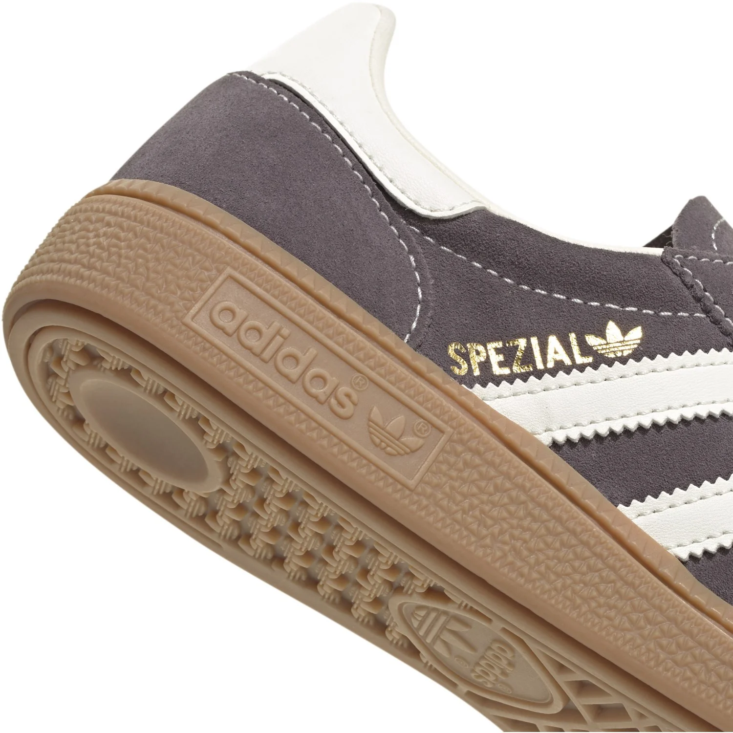 adidas Originals Grey Strata Off White Gum4 Handball Spezial J Sneakers - Image 4