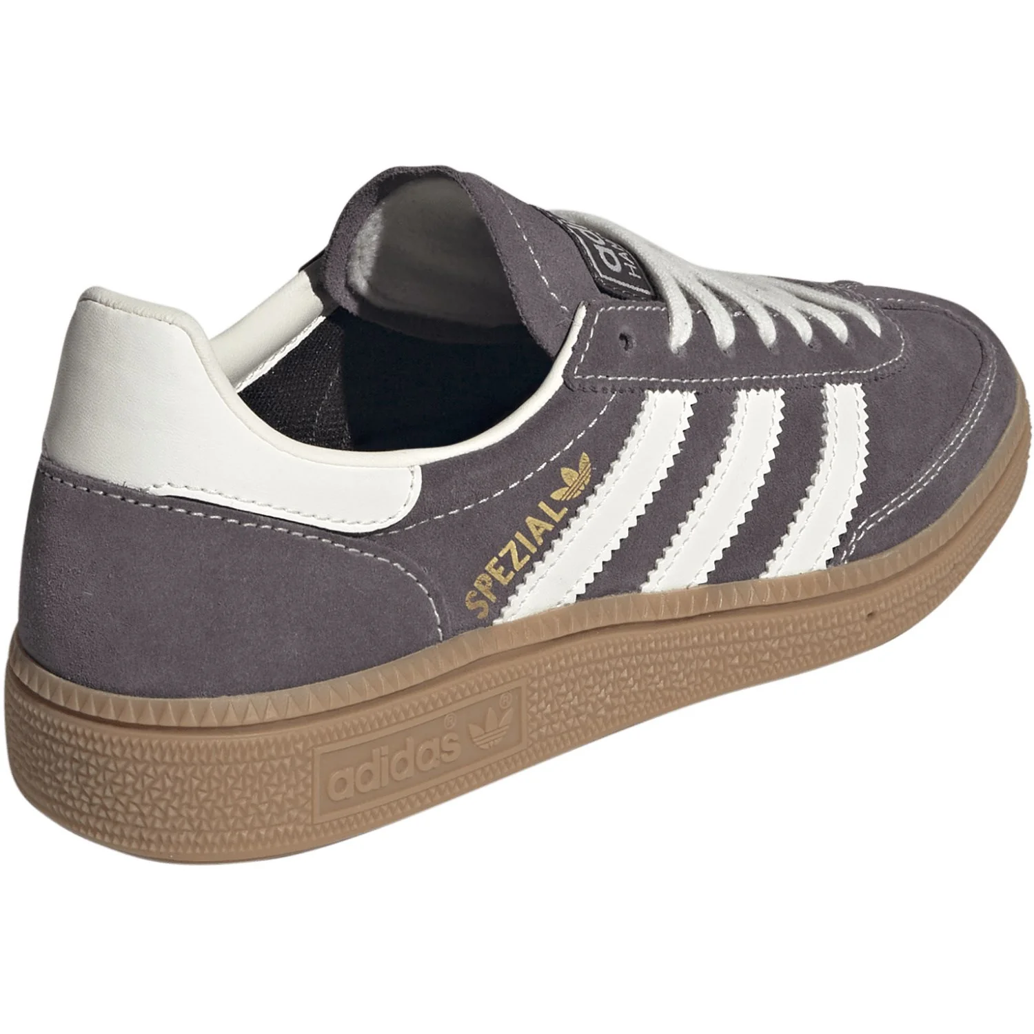 adidas Originals Grey Strata Off White Gum4 Handball Spezial J Sneakers - Image 6