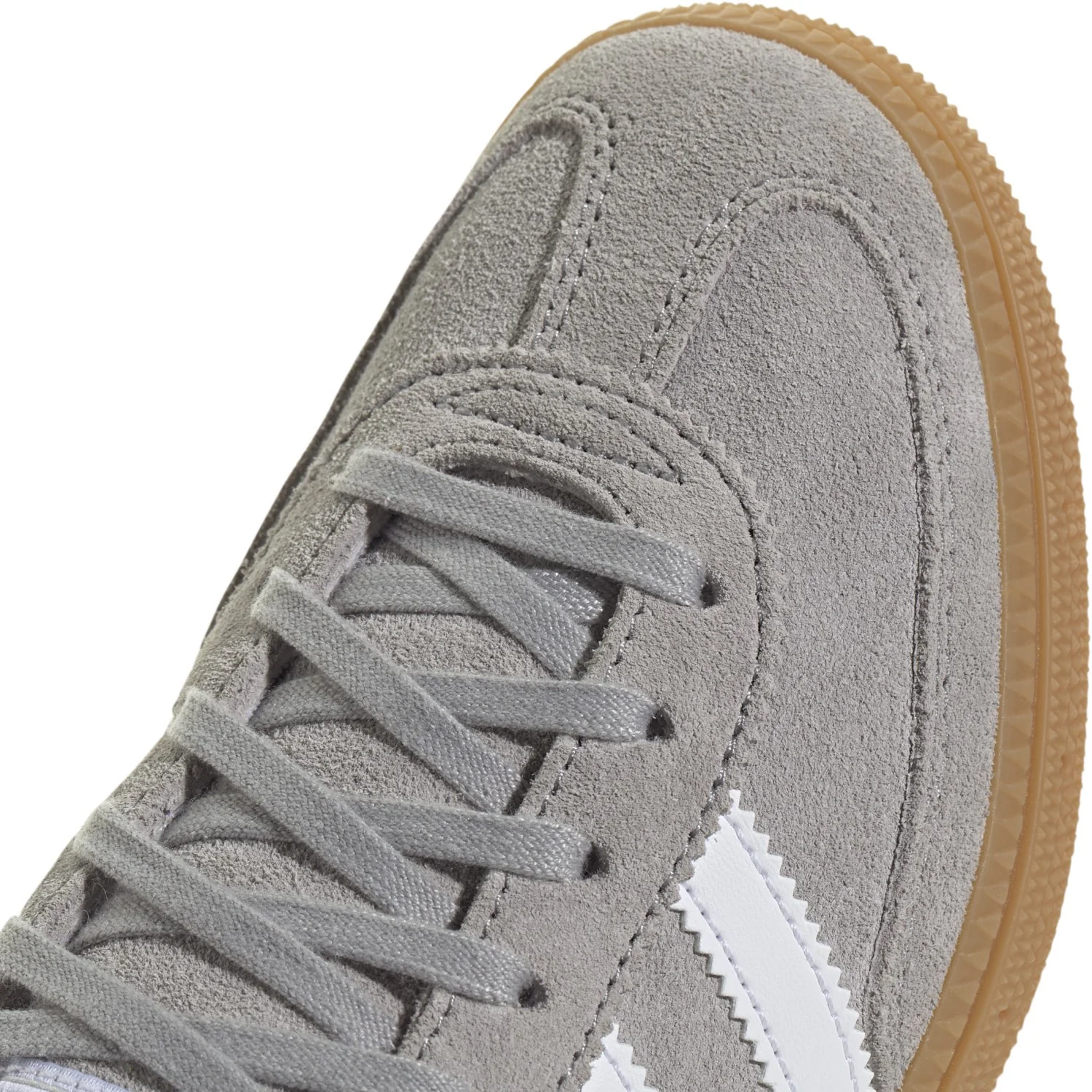 adidas Originals Grey Two Ftwr White Gum 3 Handball Spezial J Sneakers - Image 3