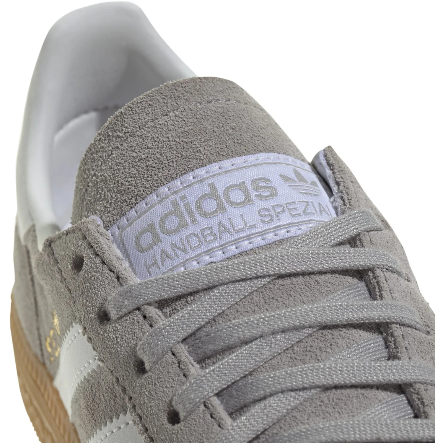 adidas Originals Grey Two Ftwr White Gum 3 Handball Spezial J Sneakers - Image 4