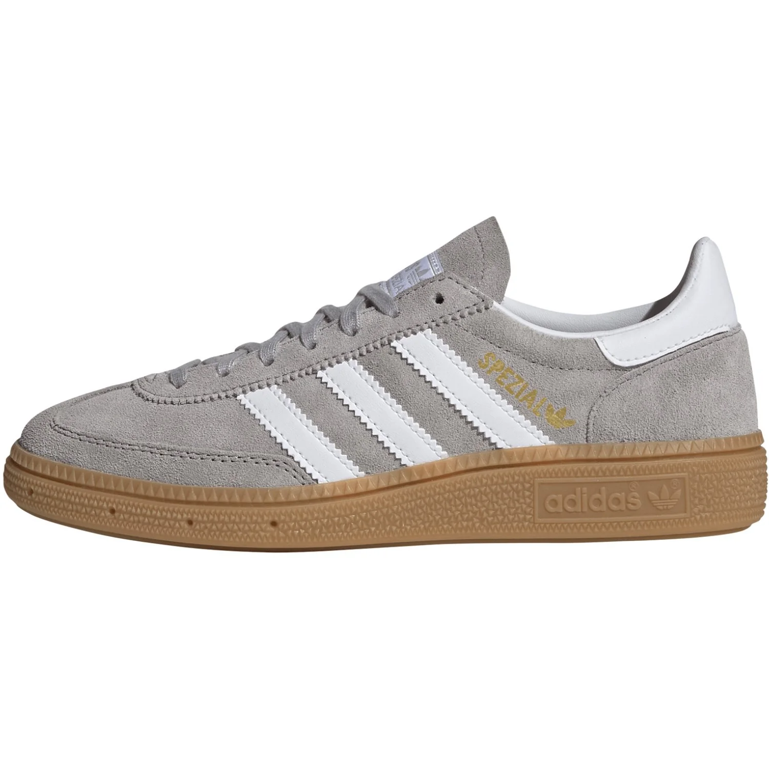 adidas Originals Grey Two Ftwr White Gum 3 Handball Spezial J Sneakers - Image 6