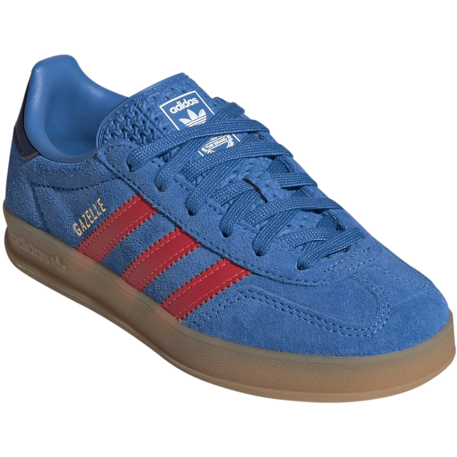 adidas Originals Lucid Ray Blue/Lucid Red/Gum 2 Gazelle Indoor C Sneakers - Image 2