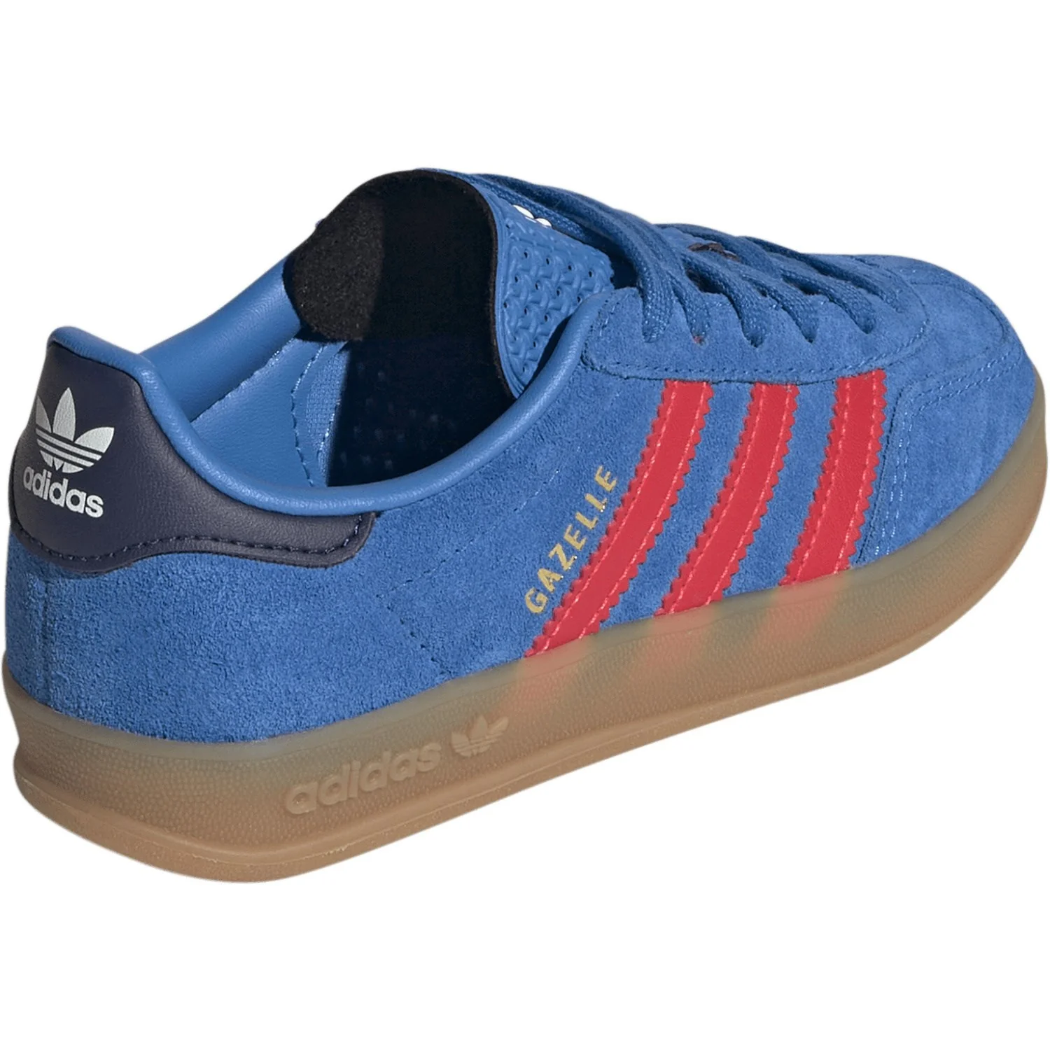 adidas Originals Lucid Ray Blue/Lucid Red/Gum 2 Gazelle Indoor C Sneakers - Image 7