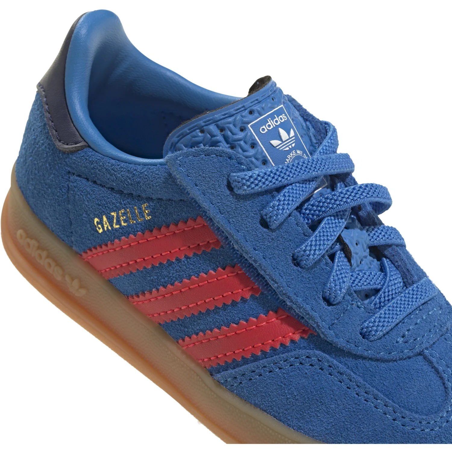 adidas Originals Lucid Ray Blue/Lucid Red/Gum 2 Gazelle Indoor Cf El I Sneakers - Image 3