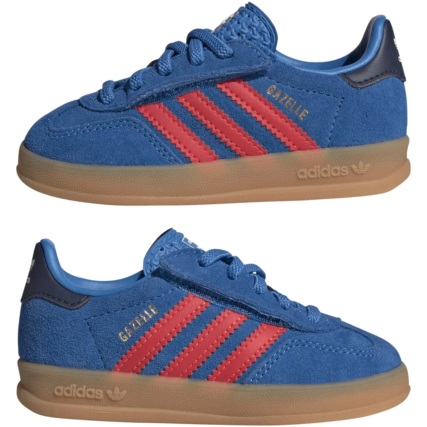 adidas Originals Lucid Ray Blue/Lucid Red/Gum 2 Gazelle Indoor Cf El I Sneakers - Image 5