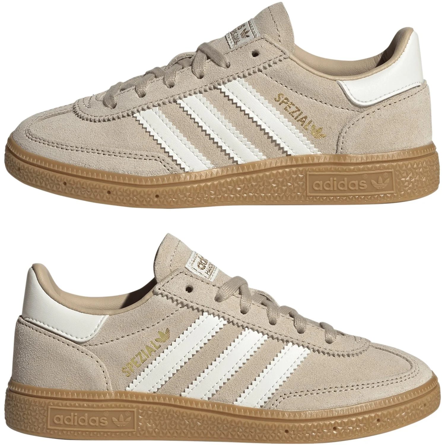 adidas Originals Magic Beige/Off White/Gum 3 Handball Spezial C Sneakers - Image 5