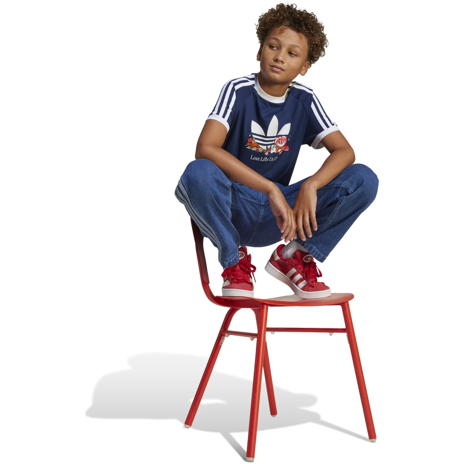 adidas Originals Medium Blue Denim Jeans - Image 7