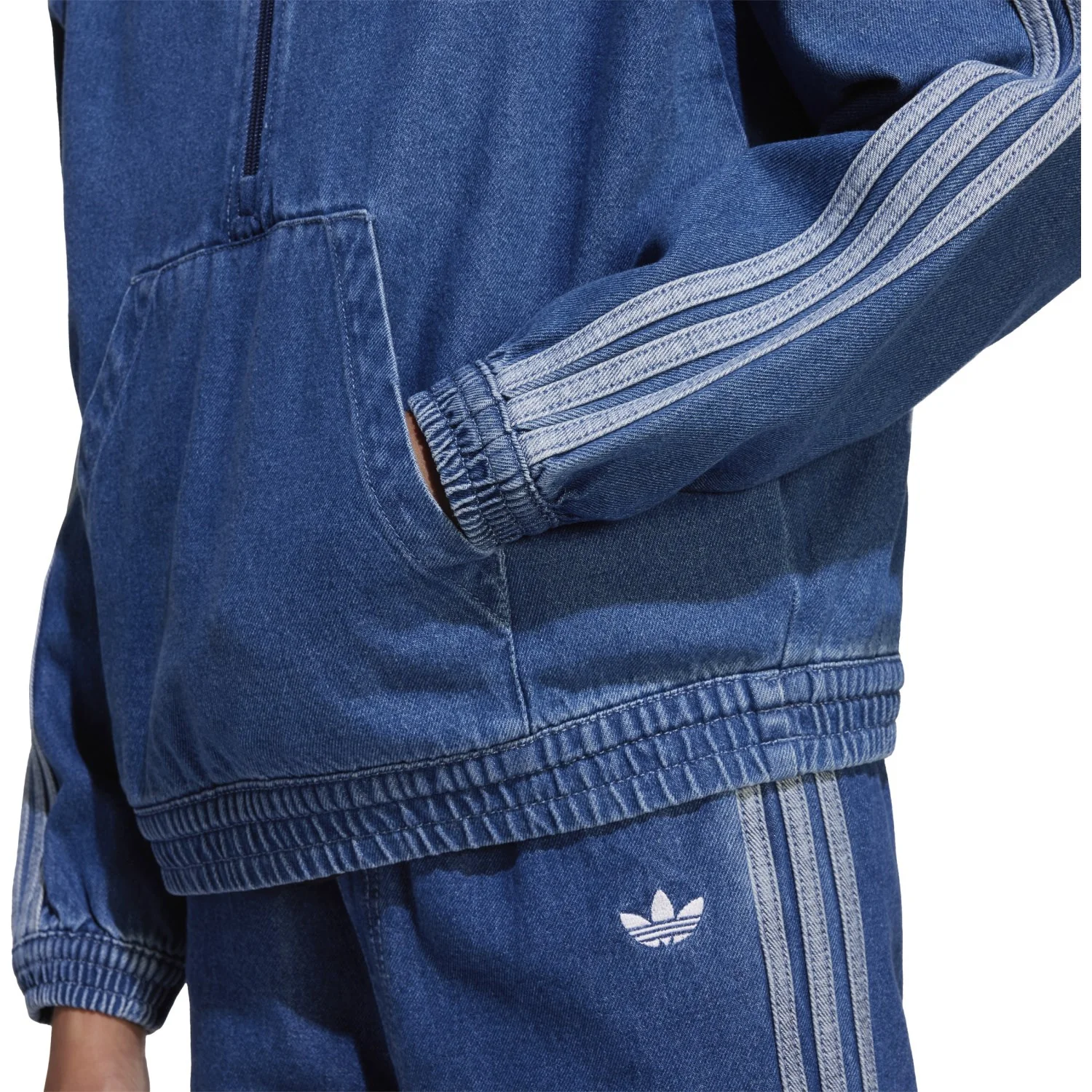adidas Originals Medium Blue Denim Jakke - Image 3